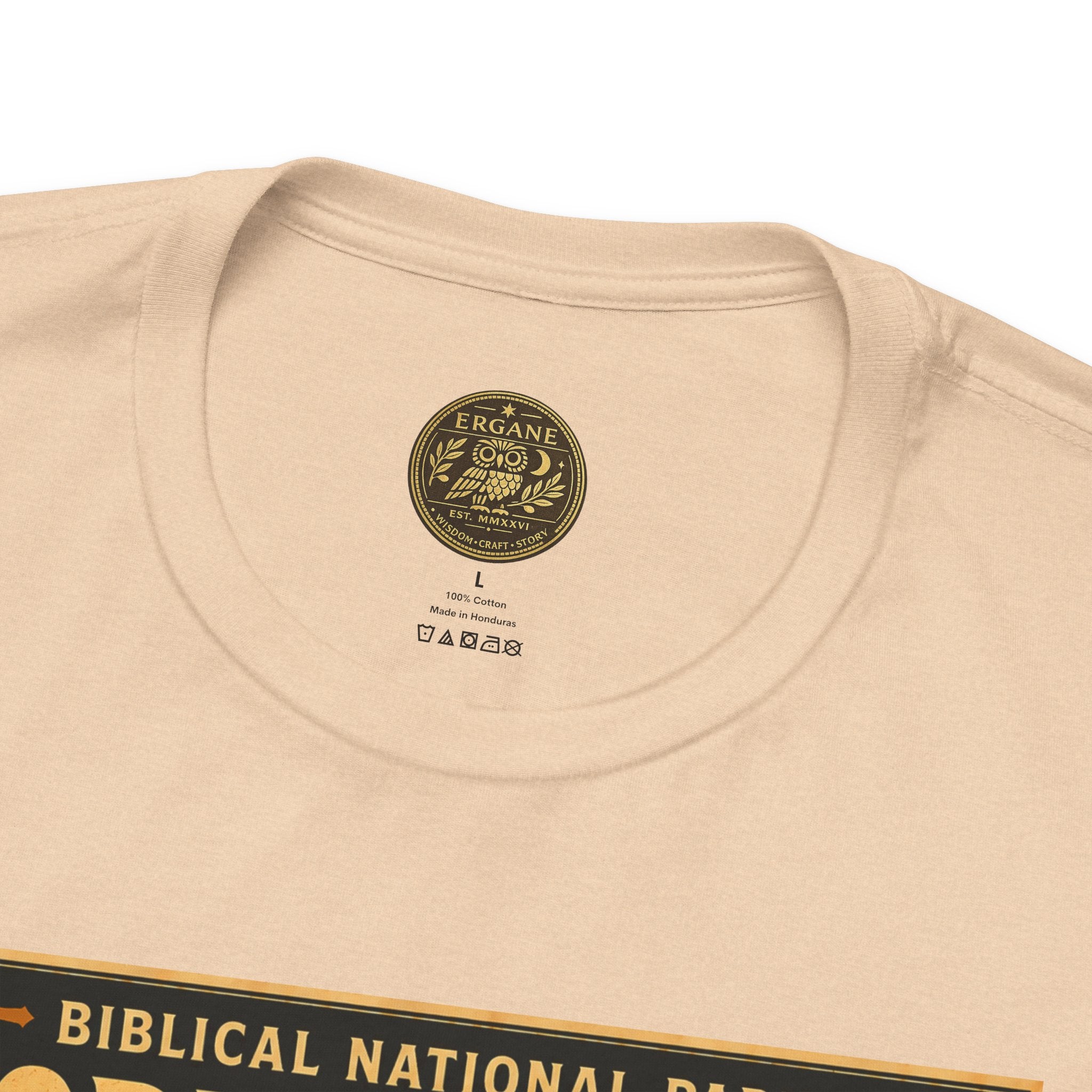 Biblical National Parks Collection III- The Promised Land #015/018 Joshua 3 | Vintage nature poster Tee | Biblical national parks graphic shirt