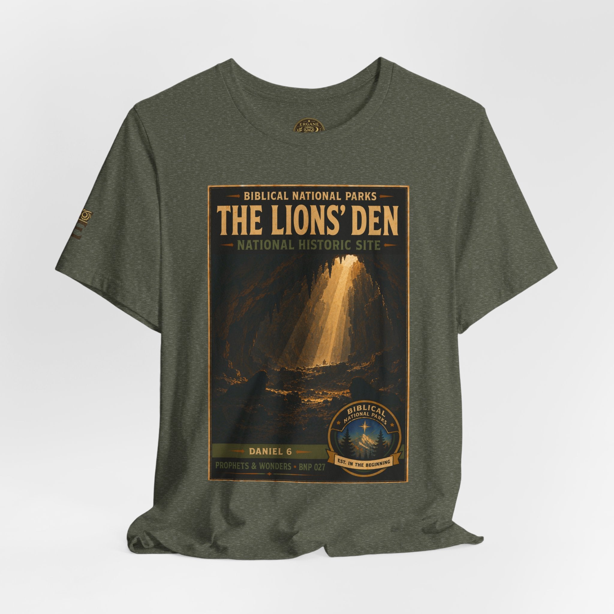 Biblical National Parks Collection V- Prophets & Wonders #027/030 Daniel 6 | Vintage nature poster Tee | Biblical national parks graphic shirt