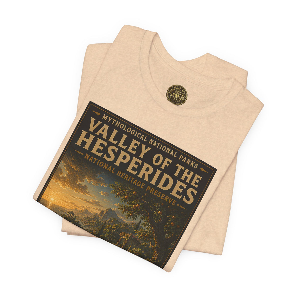 Mythological National Parks COLLECTION V- #047-050 TITANS & PRIMORDIAL REALMS | Vintage nature poster Tee | Mythological National Parks graphic shirt