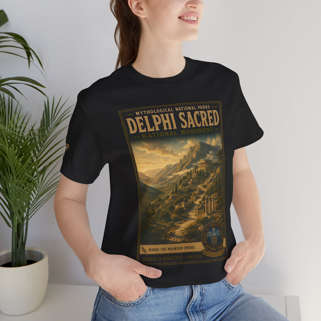 Mythological National Parks Collection III- #025-028 - Heros & Monsters | Vintage nature poster Tee | Mythological National Parks graphic shirt