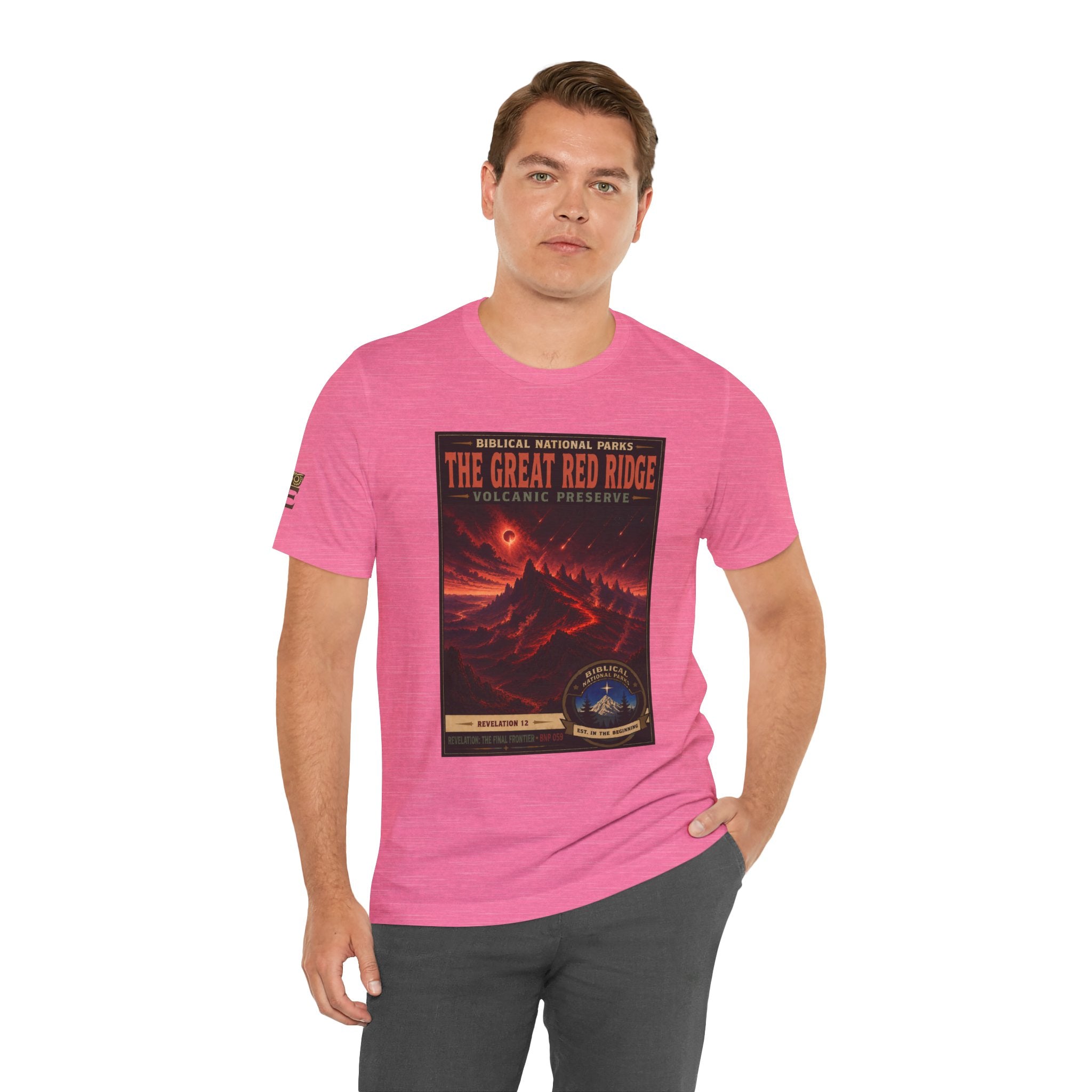 Biblical National Parks Collection X- #059/061 - Revelation: The Final Frontier | Revelation 12 | Vintage nature poster Tee | Biblical national parks graphic shirt