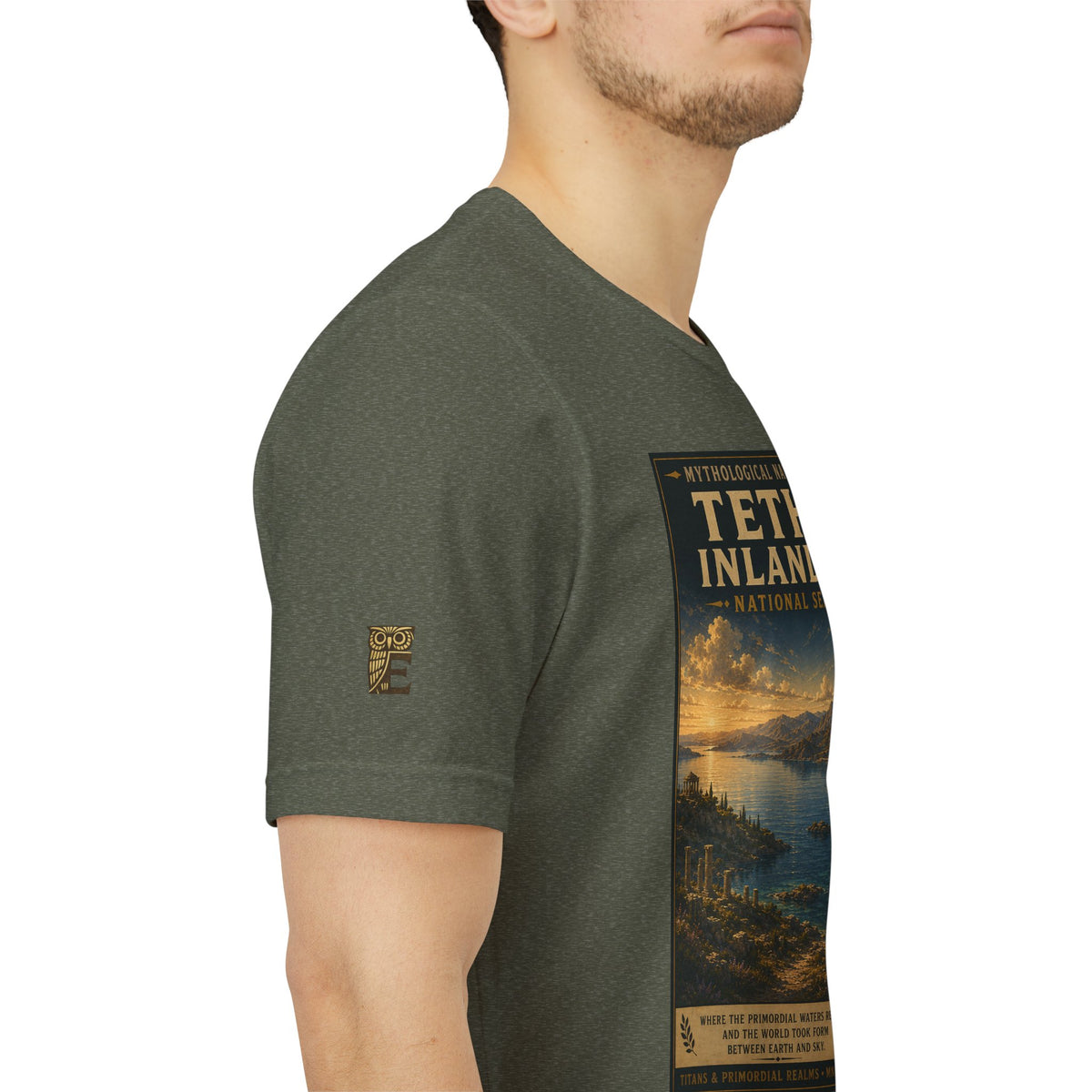 Mythological National Parks COLLECTION V- #043-050 TITANS & PRIMORDIAL REALMS | Vintage nature poster Tee | Mythological National Parks graphic shirt