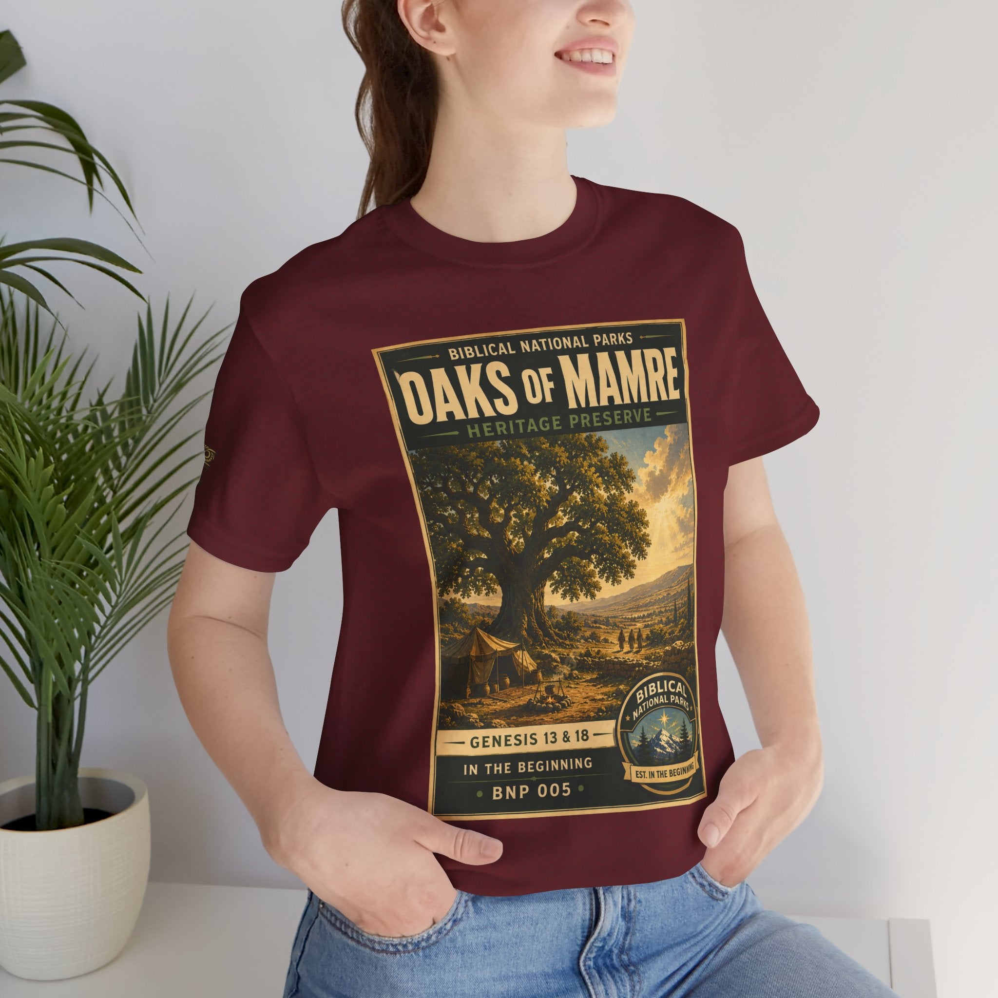 Biblical National Parks Collection I- In The Beginning #005/006 Genesis 13 & 18 | Vintage nature poster Tee | Biblical national parks graphic shirt