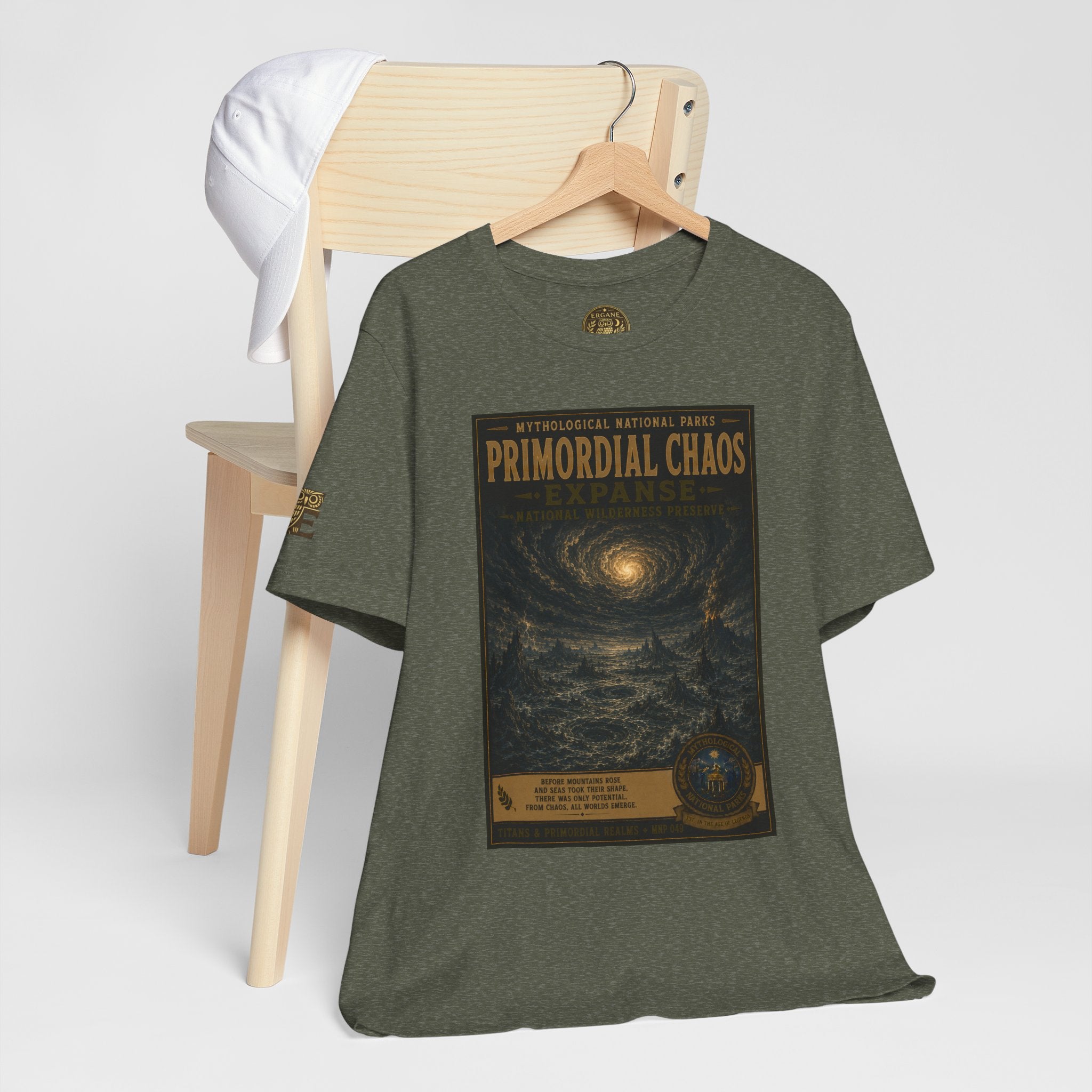 Mythological National Parks COLLECTION V- #049-050 TITANS & PRIMORDIAL REALMS | Vintage nature poster Tee | Mythological National Parks graphic shirt