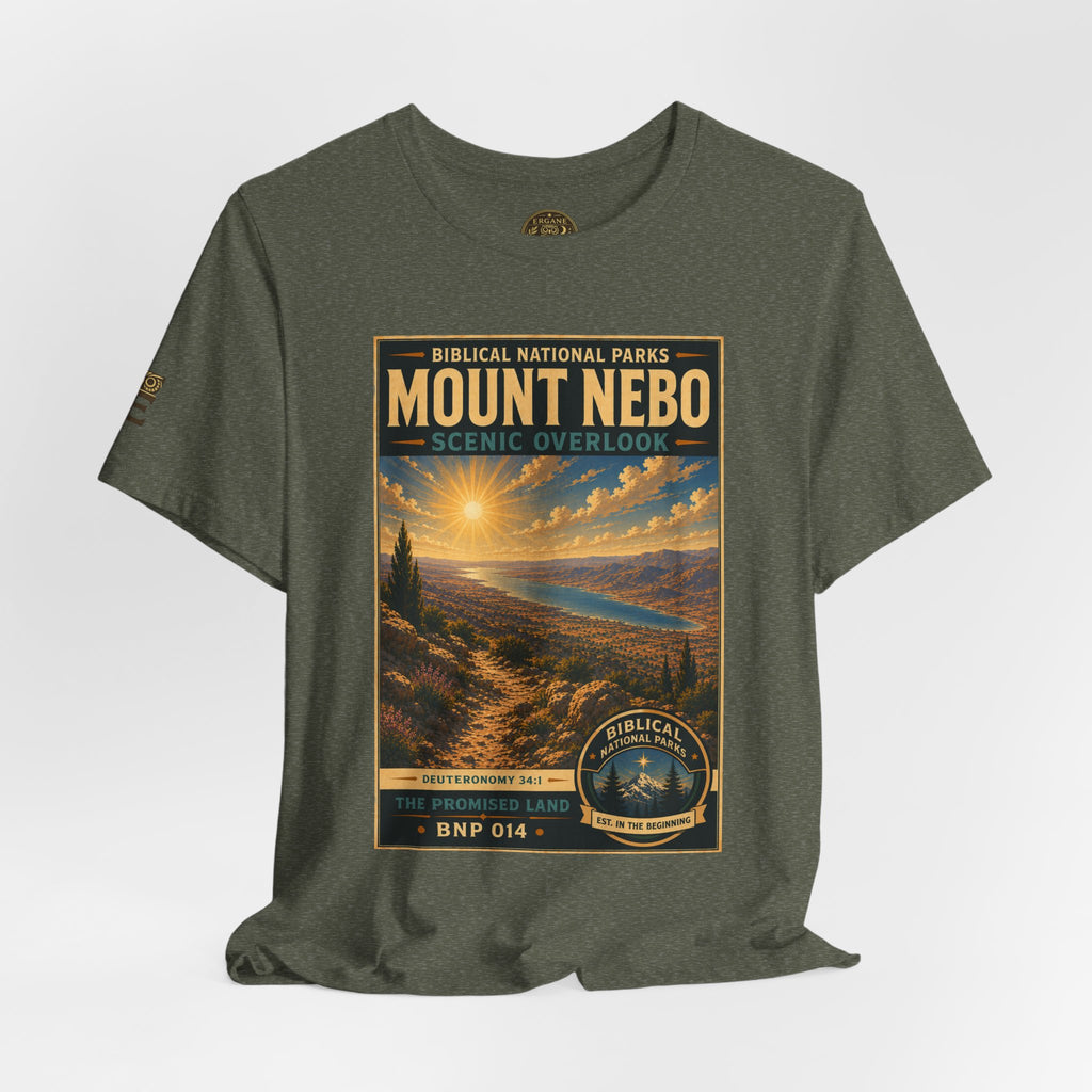 Biblical National Parks Collection III- The Promised Land #014/018 Deuteronomy 34:1 | Vintage nature poster Tee | Biblical national parks graphic shirt