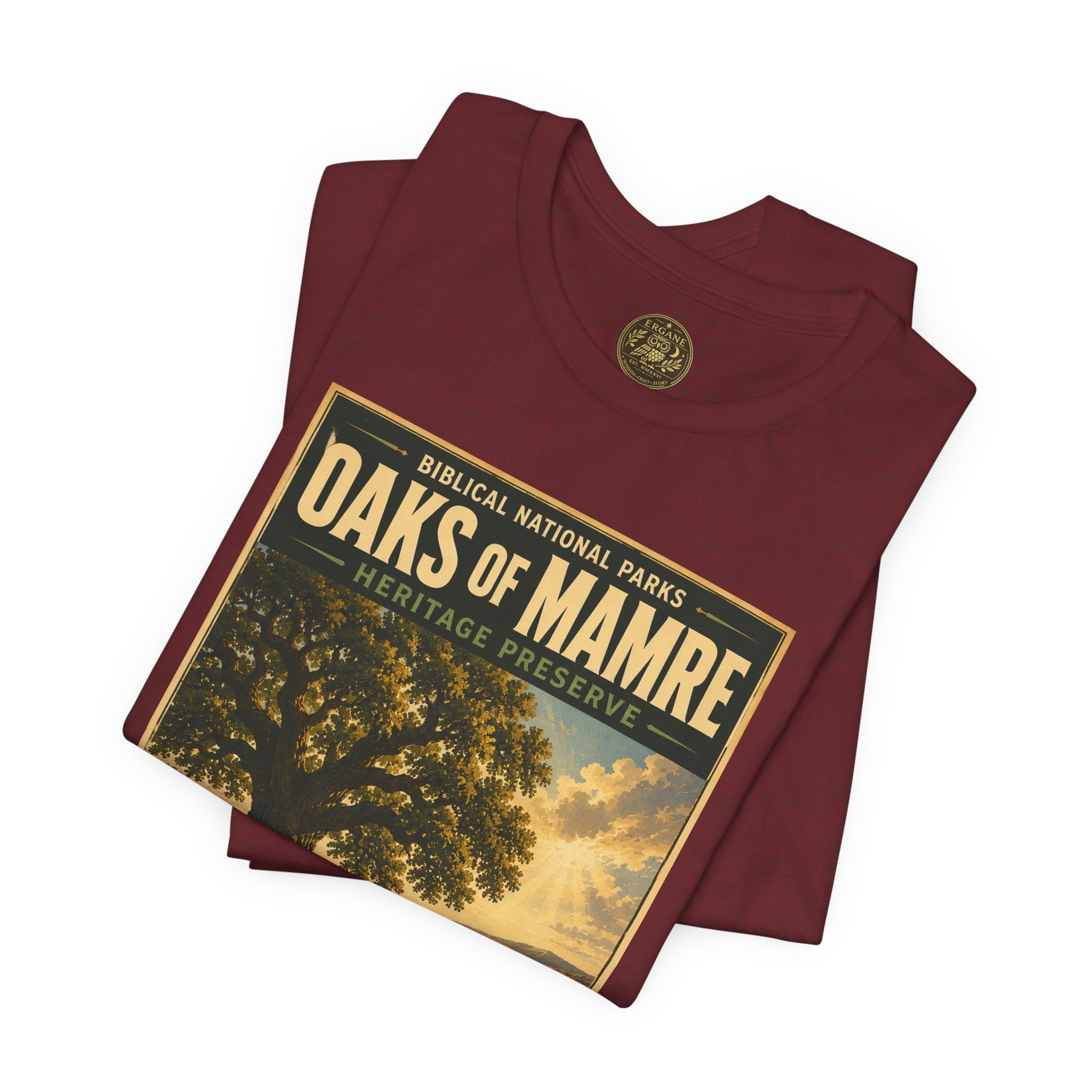 Biblical National Parks Collection I- In The Beginning #005/006 Genesis 13 & 18 | Vintage nature poster Tee | Biblical national parks graphic shirt