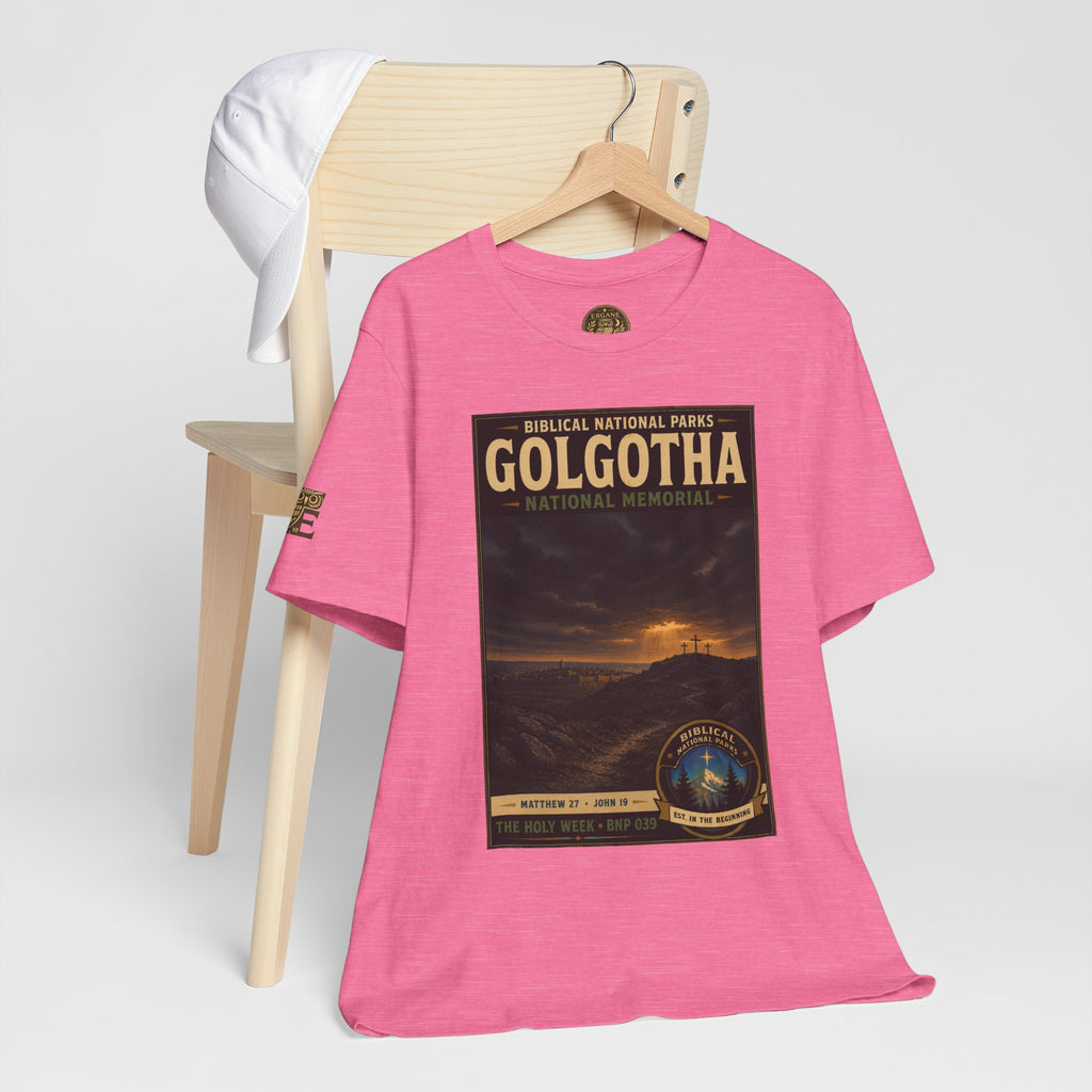 Biblical National Parks Collection VII- The Holy Week #039/041 | Matthew 27 - John 19 | Vintage nature poster Tee | Biblical national parks graphic shirt