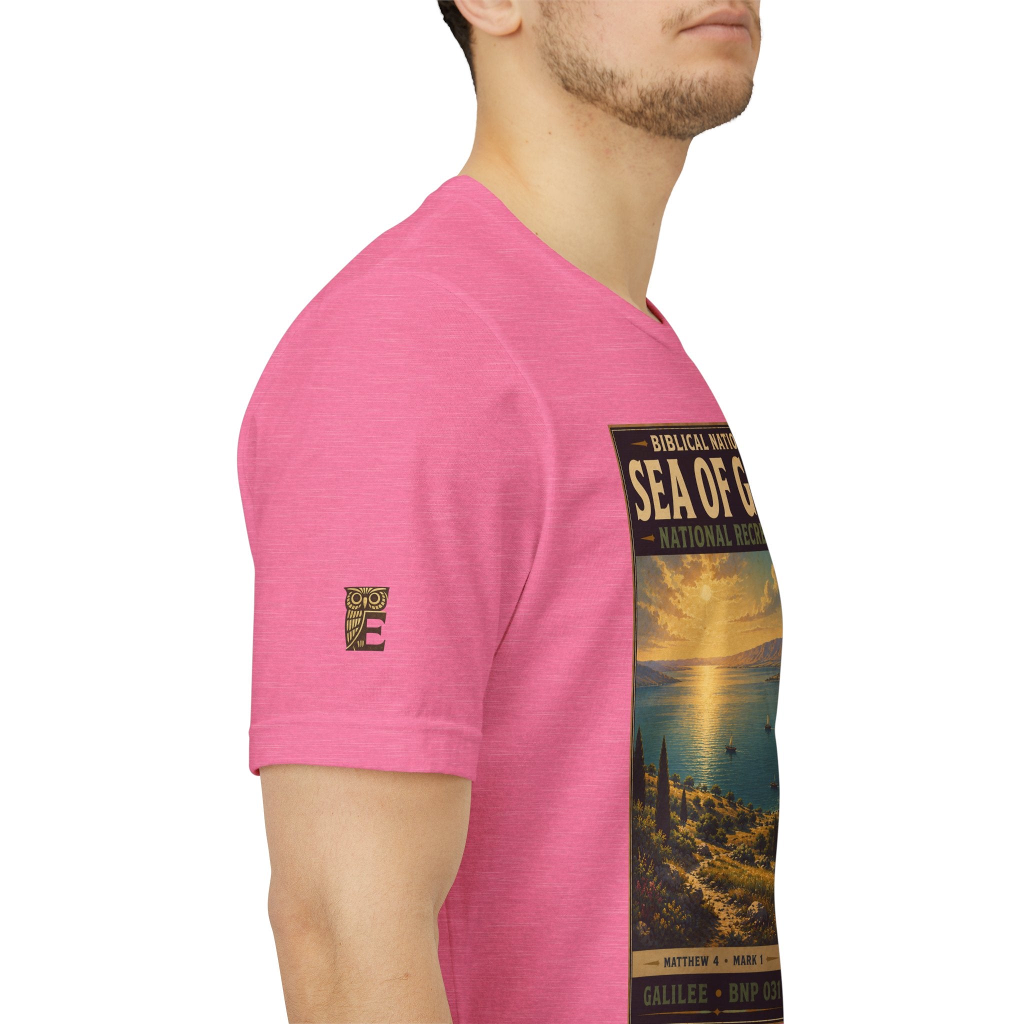 Biblical National Parks Collection VI- Galilee #031/035 Matthew 4 & Mark 1 | Vintage nature poster Tee | Biblical national parks graphic shirt