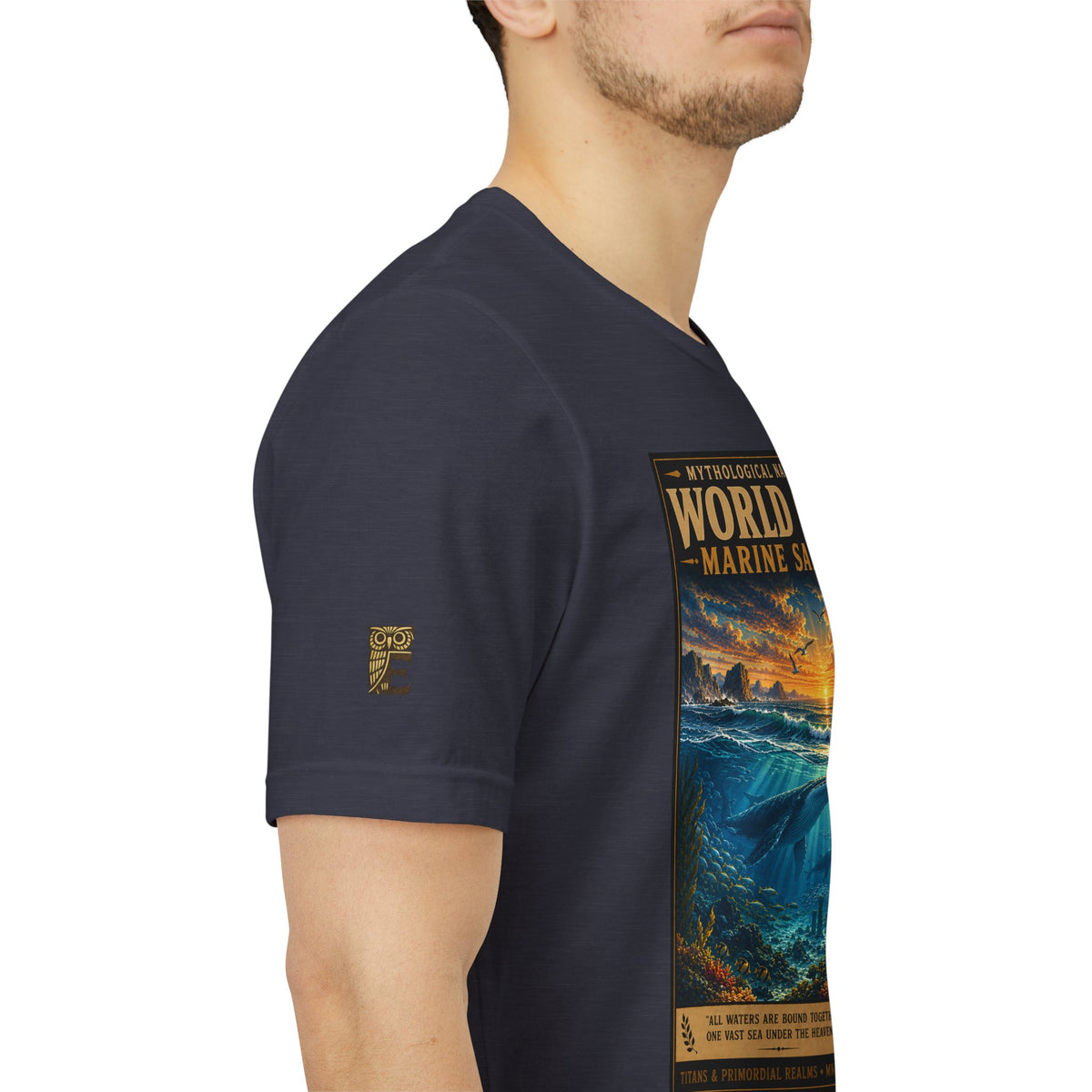Mythological National Parks COLLECTION V- #050-050 TITANS & PRIMORDIAL REALMS | Vintage nature poster Tee | Mythological National Parks graphic shirt