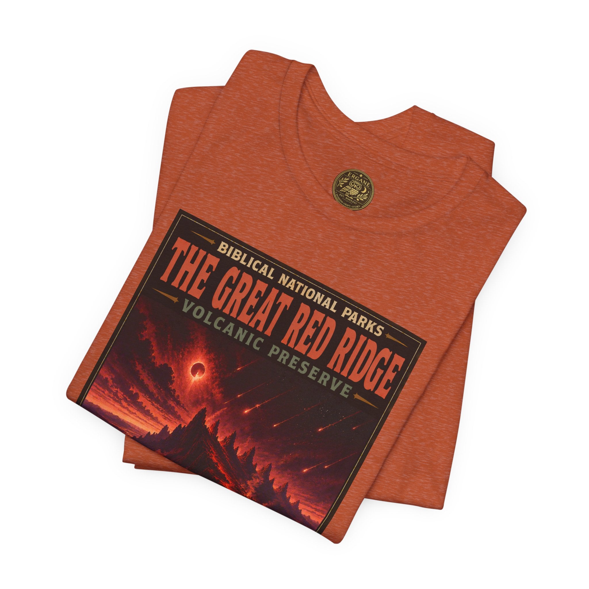 Biblical National Parks Collection X- #059/061 - Revelation: The Final Frontier | Revelation 12 | Vintage nature poster Tee | Biblical national parks graphic shirt