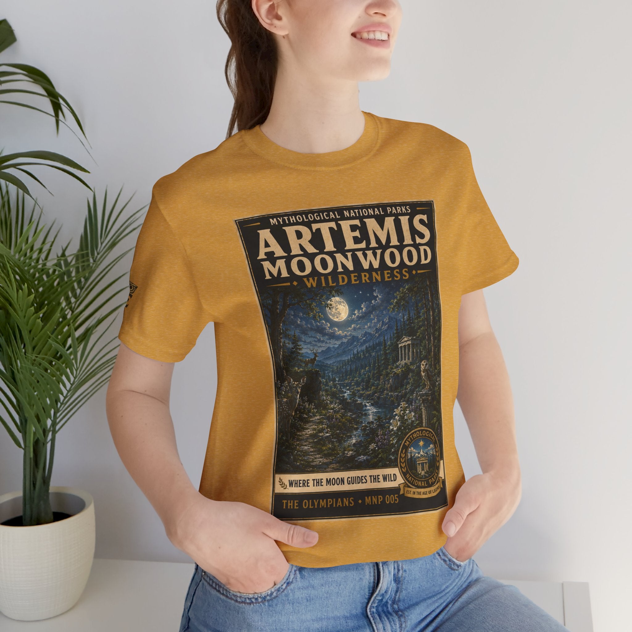 Mythological National Parks Collection I- #005-007 -The Olympians | Vintage nature poster Tee | Mythological National Parks graphic shirt