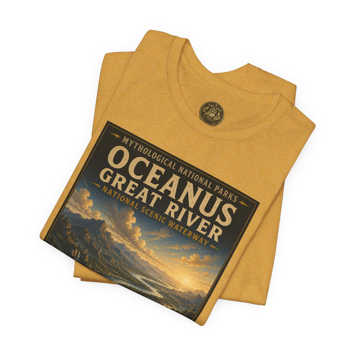 Mythological National Parks COLLECTION V- #042-050 TITANS & PRIMORDIAL REALMS | Vintage nature poster Tee | Mythological National Parks graphic shirt