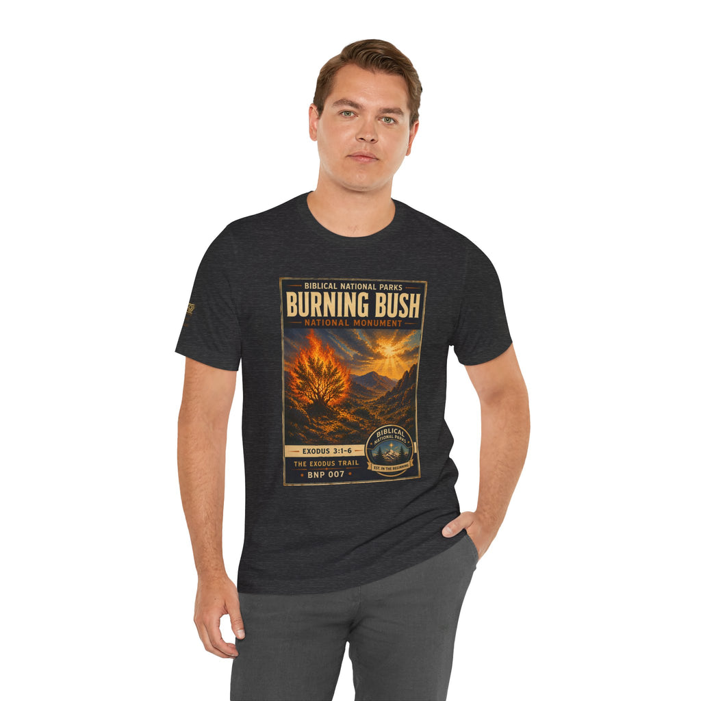 Biblical National Parks Collection II- The Exodus Trail #007/013 Exodus 3: 1-6 | Vintage nature poster Tee | Biblical national parks graphic shirt
