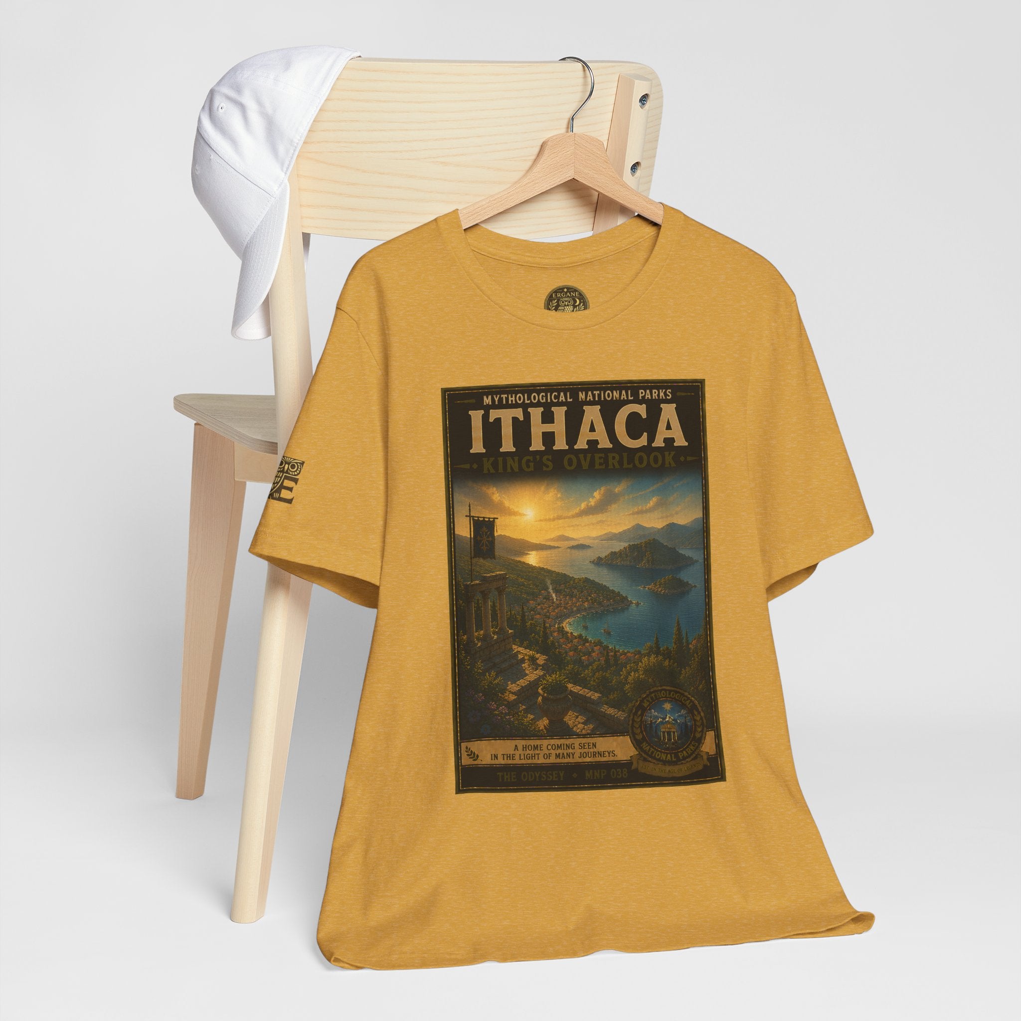 Mythological National Parks Collection IV- #038-038 - THE ODYSSEY | Vintage nature poster Tee | Mythological National Parks graphic shirt