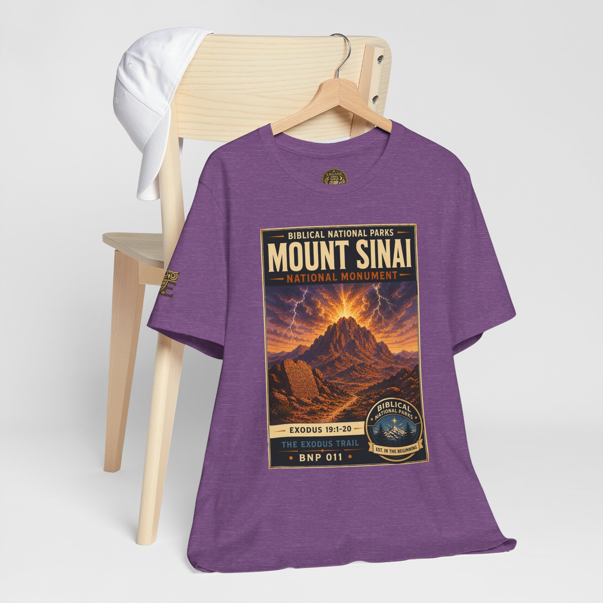 Biblical National Parks Collection II- The Exodus Trail #011/013 Exodus 19: 1-20 | Vintage nature poster Tee | Biblical national parks graphic shirt