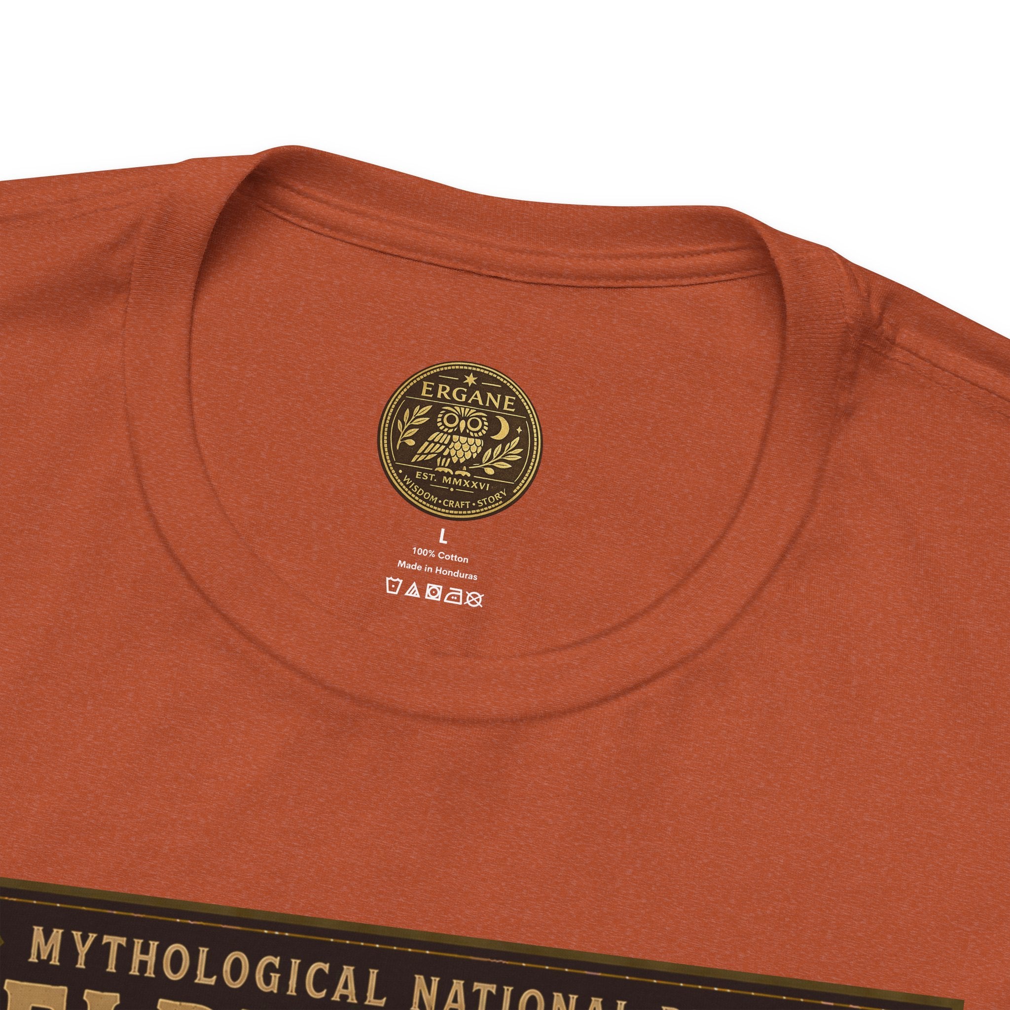 Mythological National Parks Collection III- #025-028 - Heros & Monsters | Vintage nature poster Tee | Mythological National Parks graphic shirt