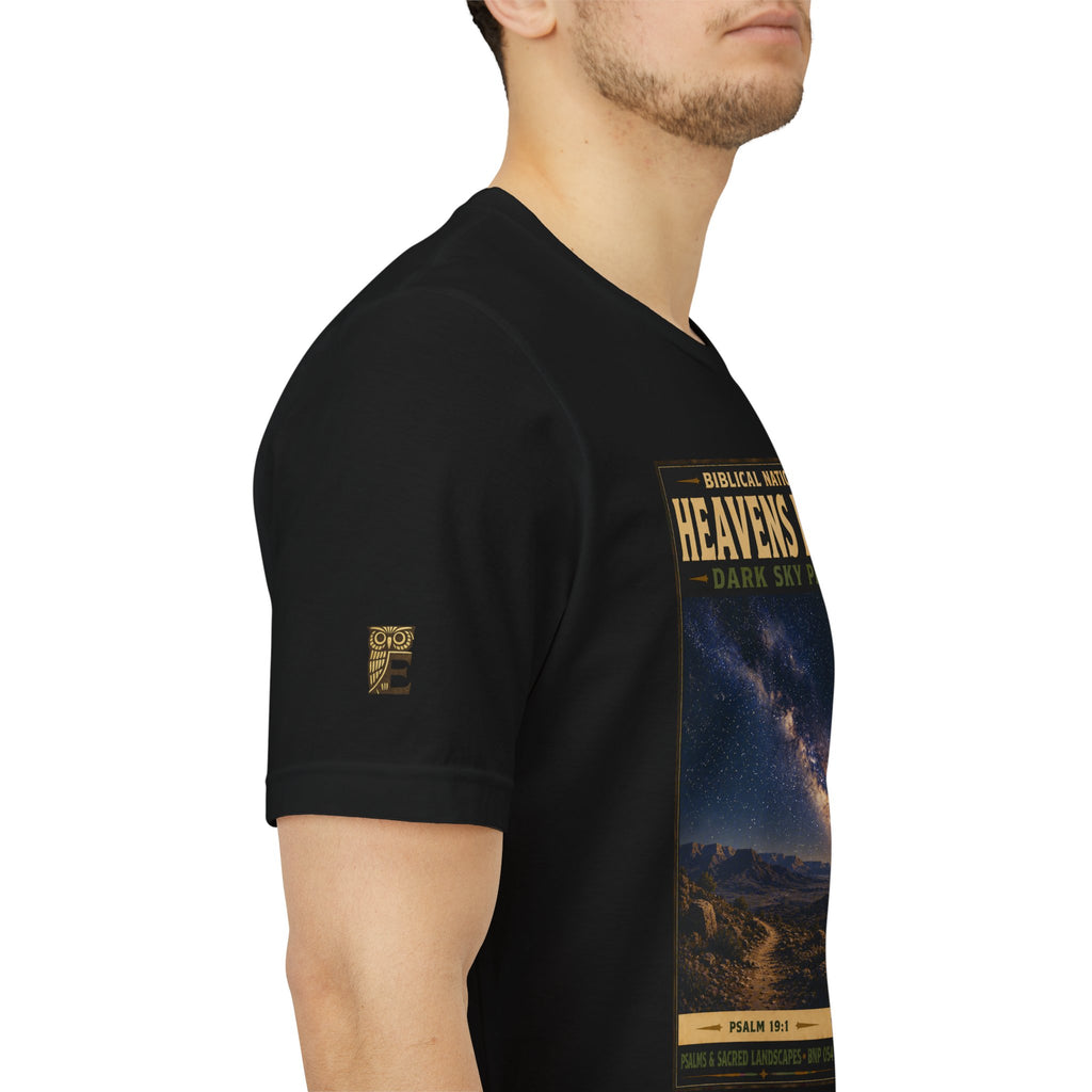 Biblical National Parks Collection IX- #054/054 -Psalms & Sacred Landscapes | Psalm 19:1 | Vintage nature poster Tee | Biblical national parks graphic shirt