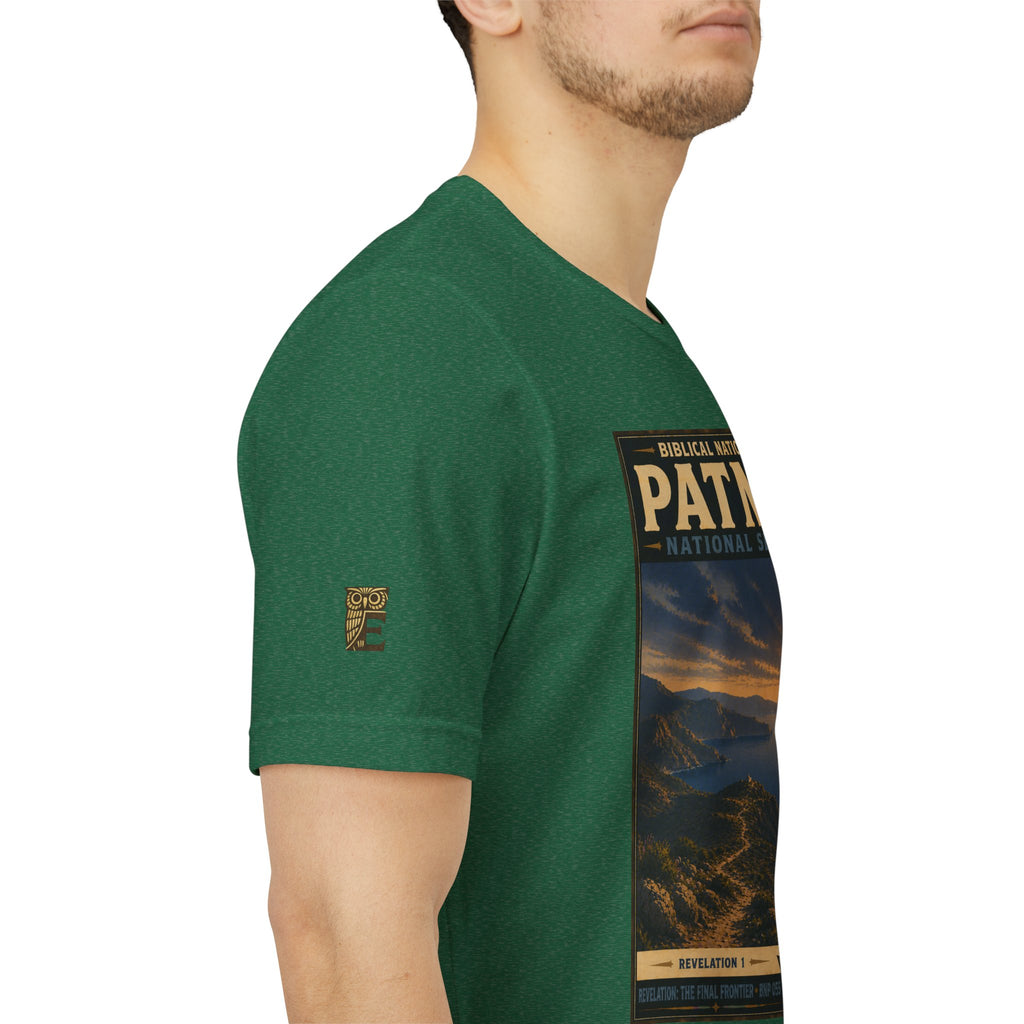 Biblical National Parks Collection X- #055/061 - Revelation: The Final Frontier | Revelation 1 | Vintage nature poster Tee | Biblical national parks graphic shirt