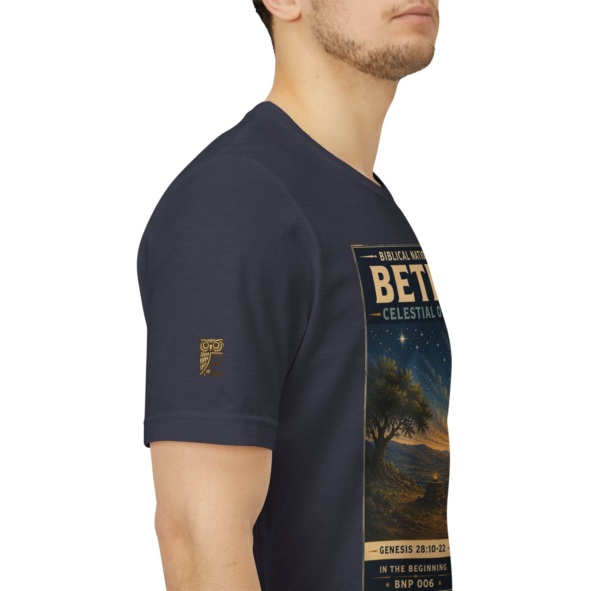 Biblical National Parks Collection I- In The Beginning #006/006 Genesis 28: 10-22 | Vintage nature poster Tee | Biblical national parks graphic shirt