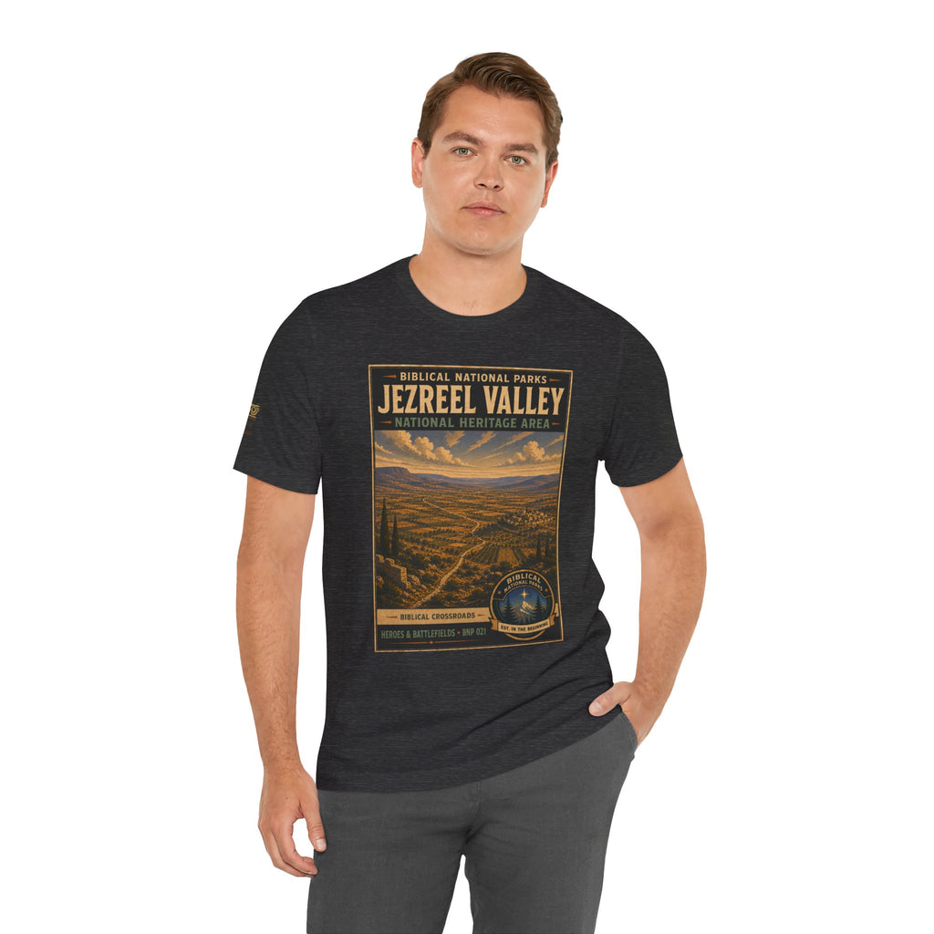 Biblical National Parks Collection IV- Heros & Battlefields #021/023 Biblical Crossroads | Vintage nature poster Tee | Biblical national parks graphic shirt