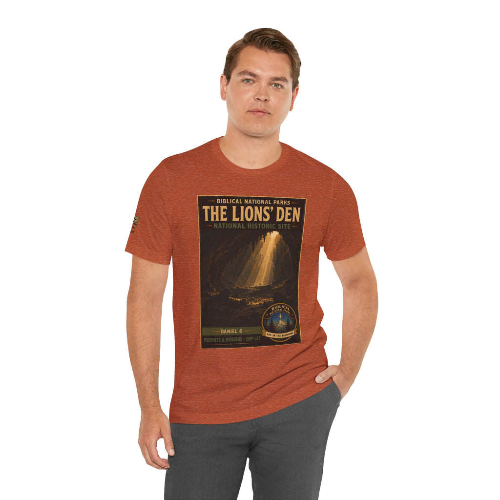 Biblical National Parks Collection V- Prophets & Wonders #027/030 Daniel 6 | Vintage nature poster Tee | Biblical national parks graphic shirt