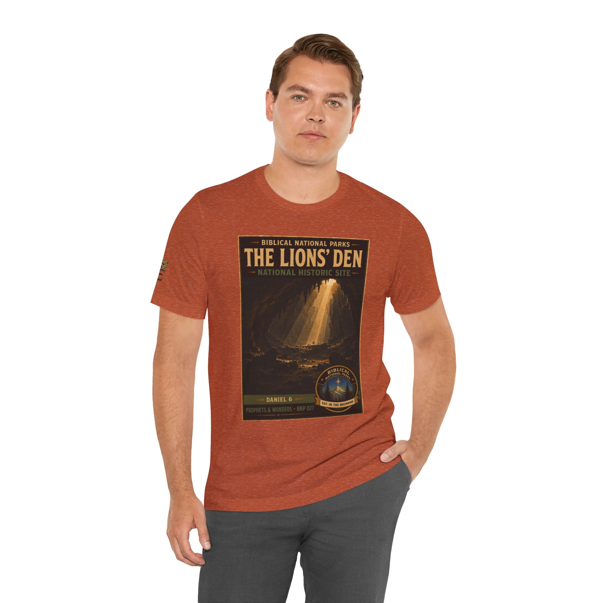 Biblical National Parks Collection V- Prophets & Wonders #027/030 Daniel 6 | Vintage nature poster Tee | Biblical national parks graphic shirt