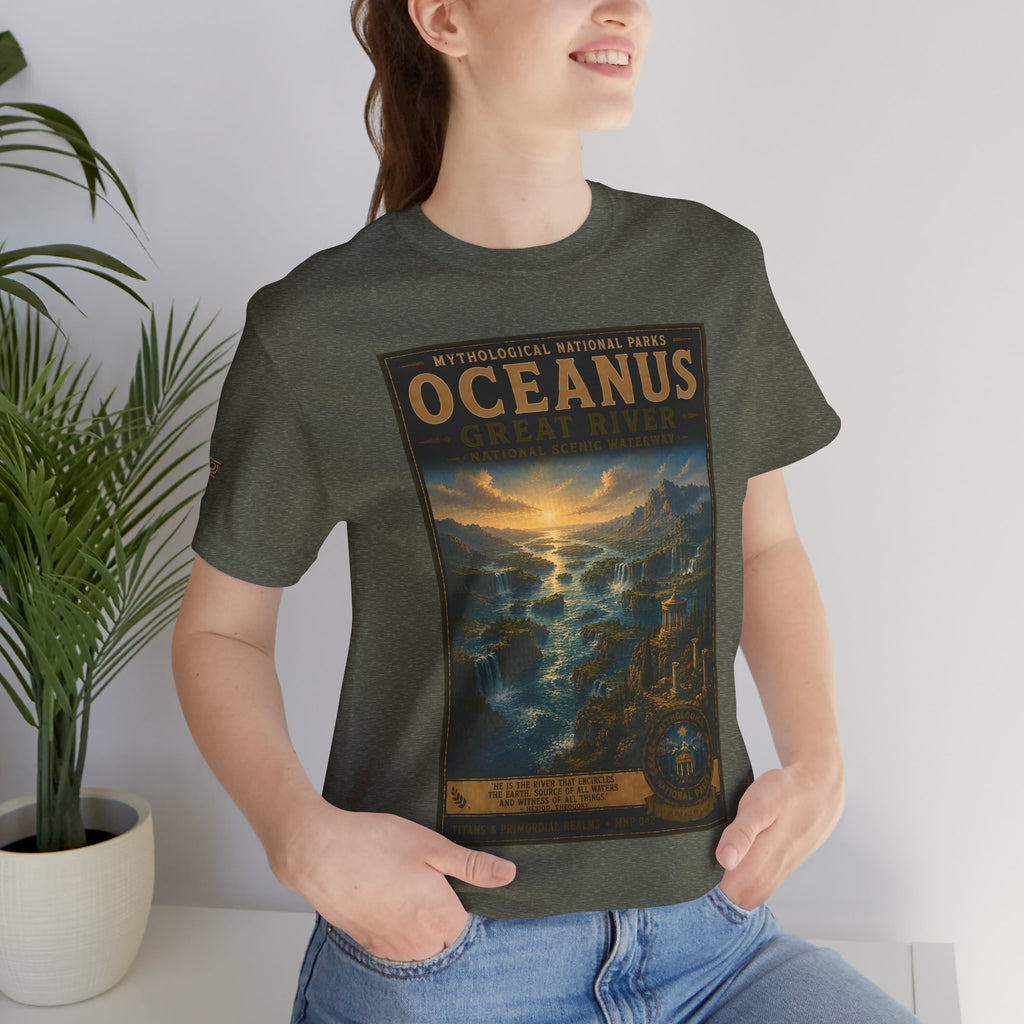 Mythological National Parks COLLECTION V- #042-050 TITANS & PRIMORDIAL REALMS | Vintage nature poster Tee | Mythological National Parks graphic shirt