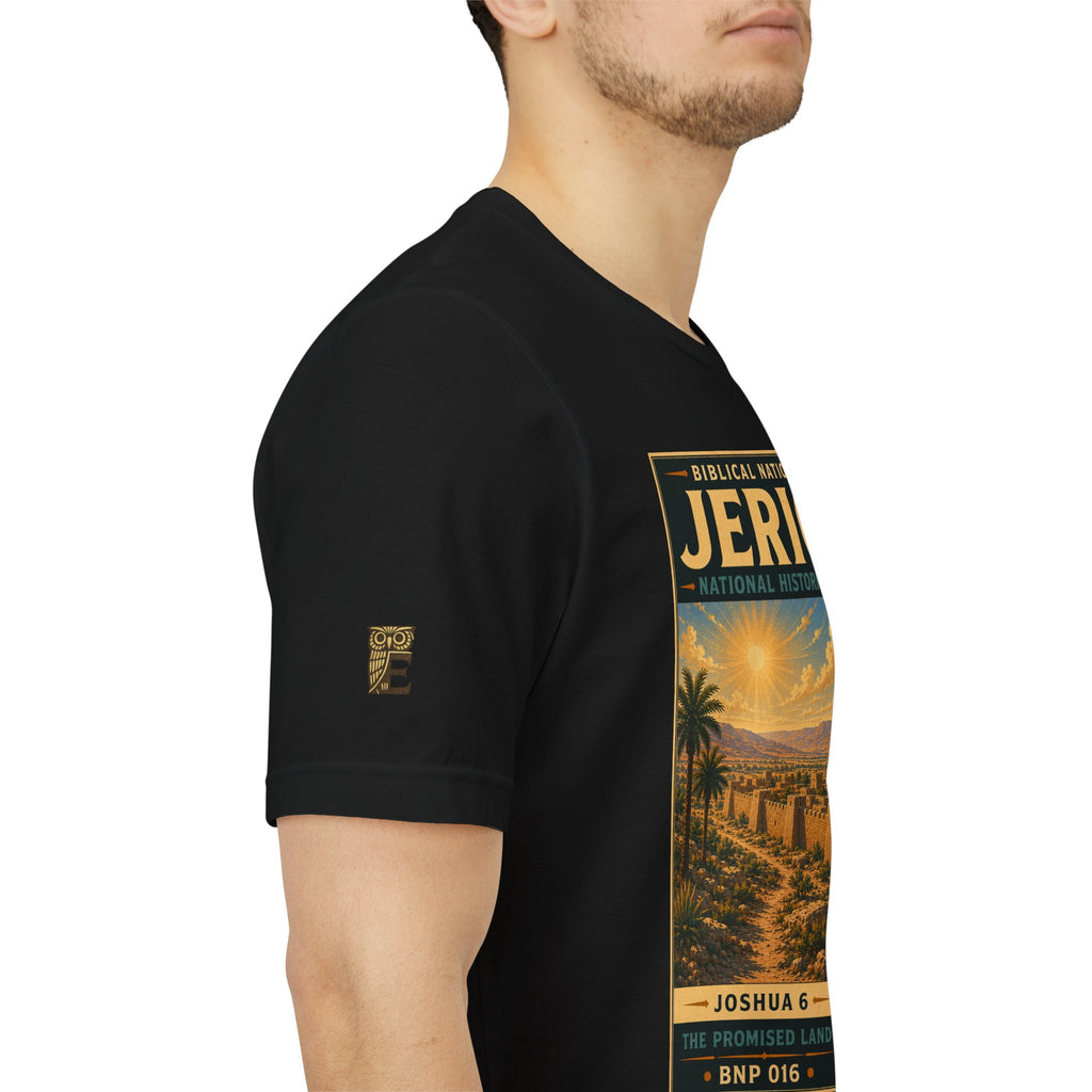 Biblical National Parks Collection III- The Promised Land #016/018 Joshua 6 | Vintage nature poster Tee | Biblical national parks graphic shirt