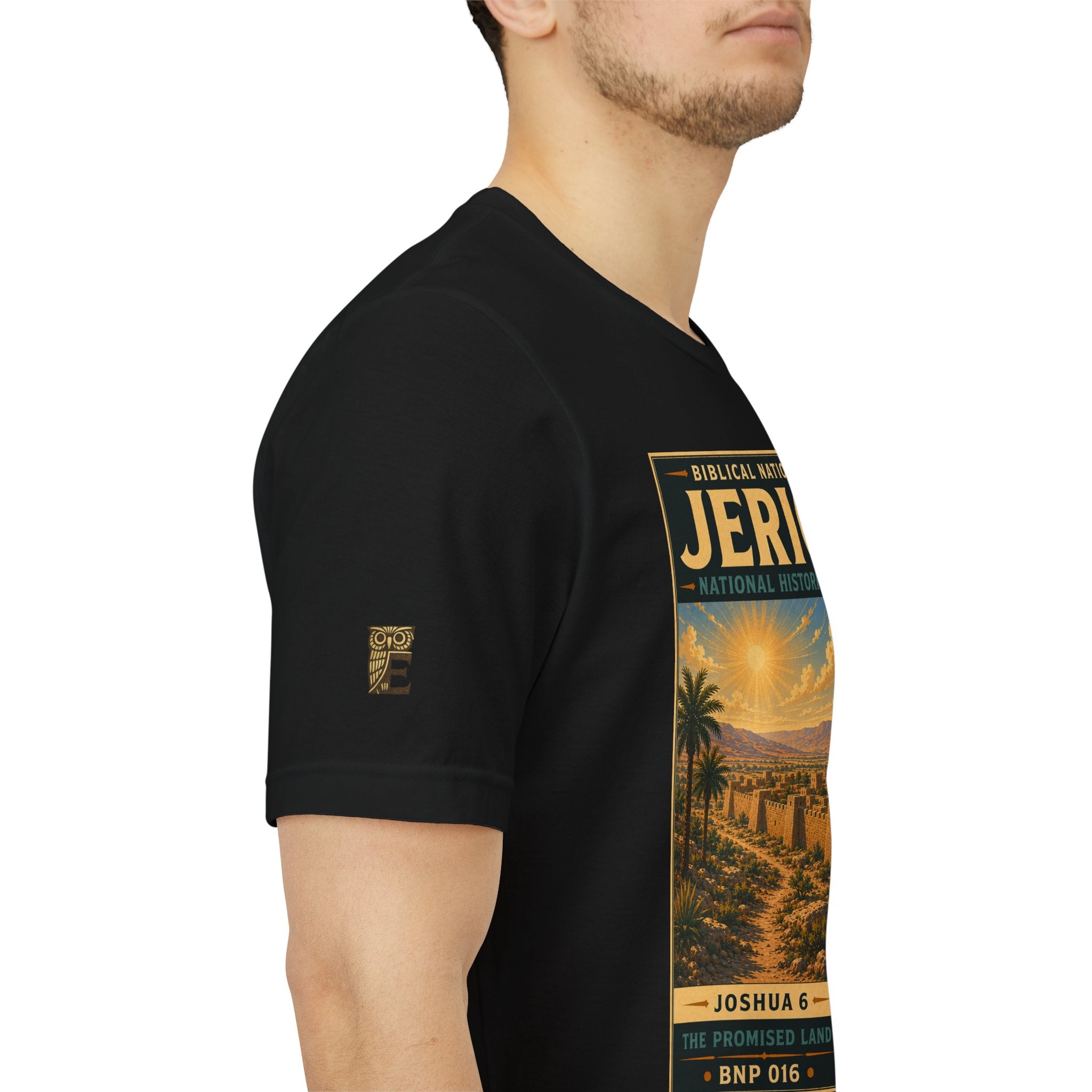 Biblical National Parks Collection III- The Promised Land #016/018 Joshua 6 | Vintage nature poster Tee | Biblical national parks graphic shirt