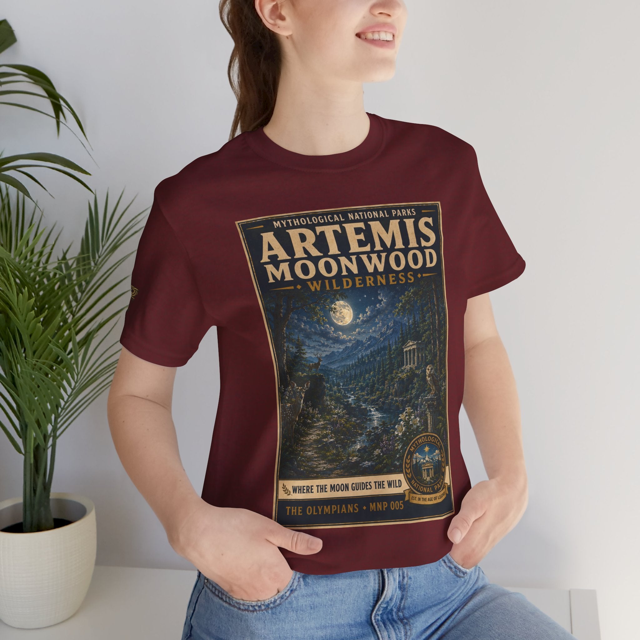 Mythological National Parks Collection I- #005-007 -The Olympians | Vintage nature poster Tee | Mythological National Parks graphic shirt