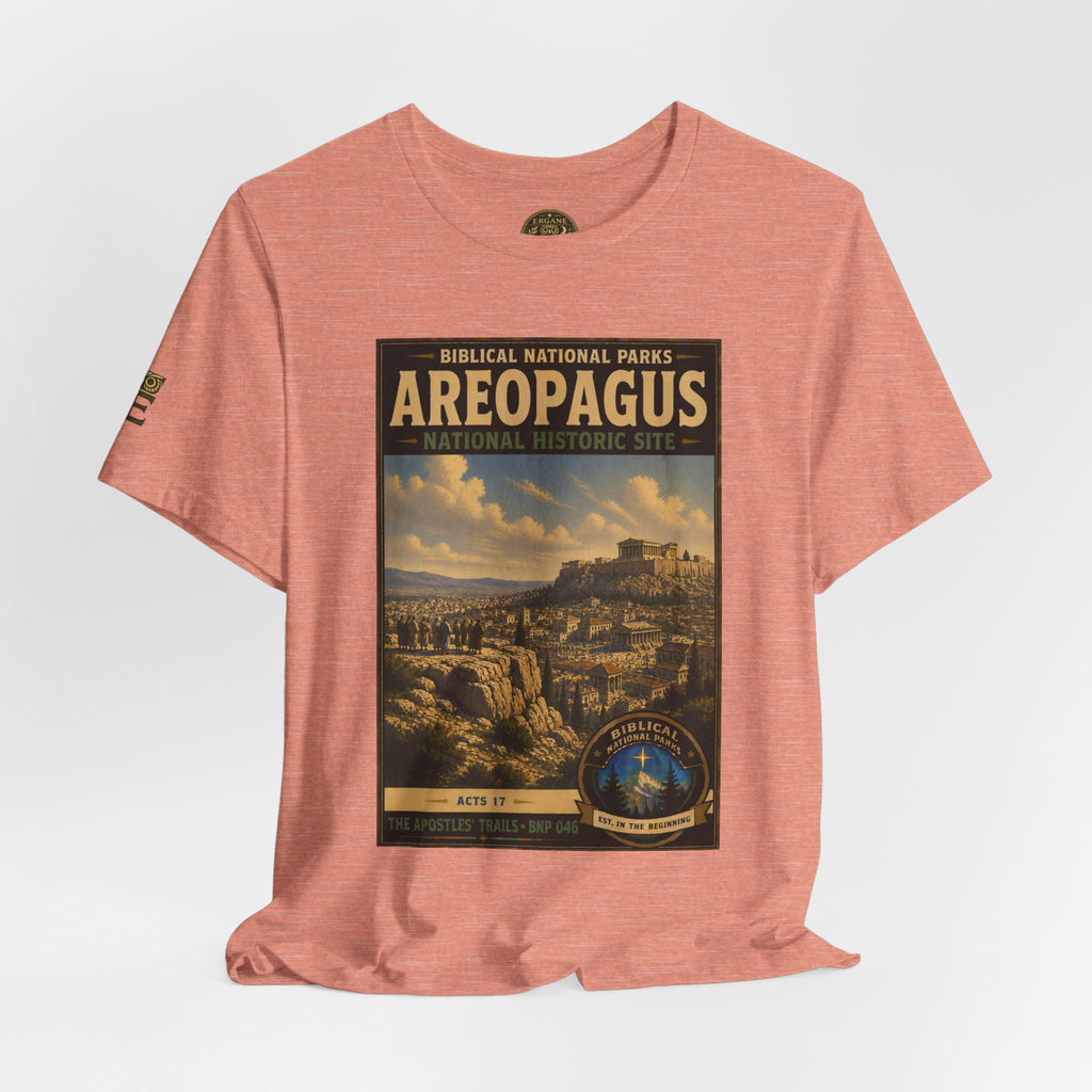 Biblical National Parks Collection VIII- The Apostles' Trails #046/049 | Acts 17 | Vintage nature poster Tee | Biblical national parks graphic shirt
