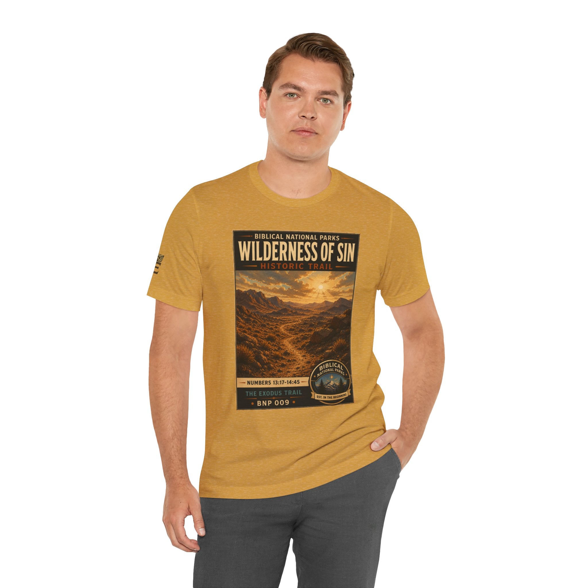 Biblical National Parks Collection II- The Exodus Trail #009/013 Exodus 13: 17 - 14:45 | Vintage nature poster Tee | Biblical national parks graphic shirt