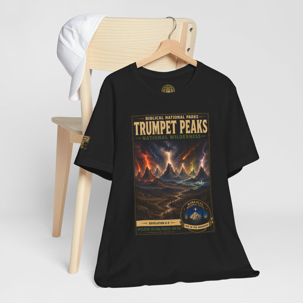 Biblical National Parks Collection X- #058/061 - Revelation: The Final Frontier | Revelation 8-9 | Vintage nature poster Tee | Biblical national parks graphic shirt