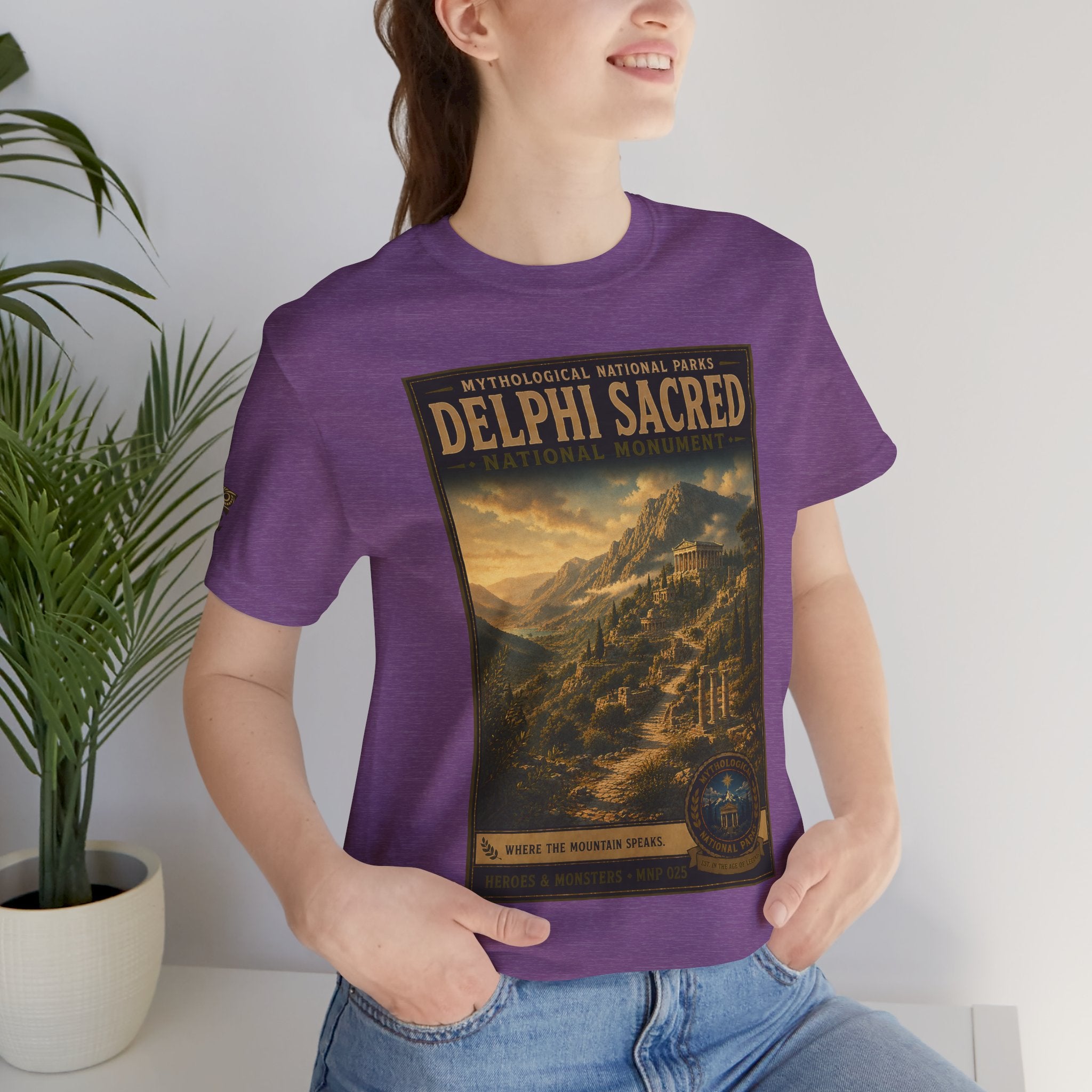 Mythological National Parks Collection III- #025-028 - Heros & Monsters | Vintage nature poster Tee | Mythological National Parks graphic shirt