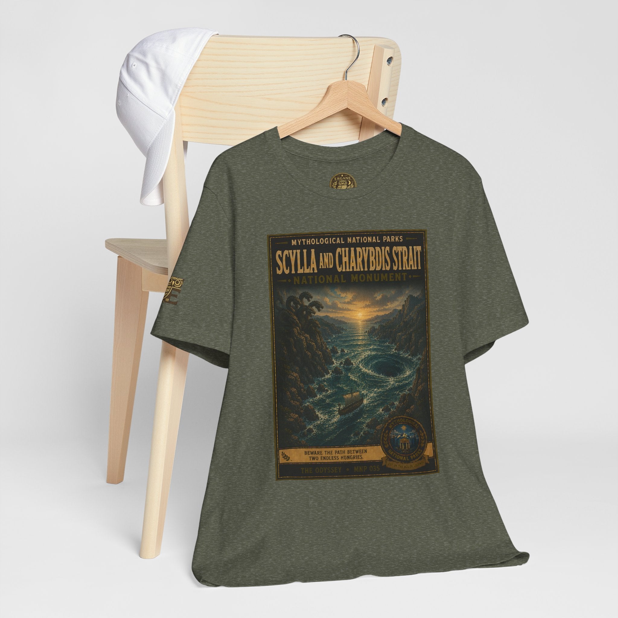 Mythological National Parks Collection IV- #035-038 - THE ODYSSEY | Vintage nature poster Tee | Mythological National Parks graphic shirt