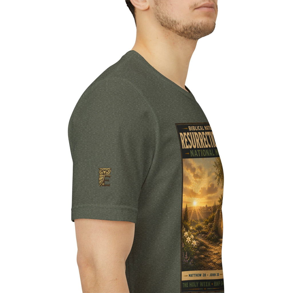 Biblical National Parks Collection VII- The Holy Week #041/041 | Matthew 28 - John 20 | Vintage nature poster Tee | Biblical national parks graphic shirt