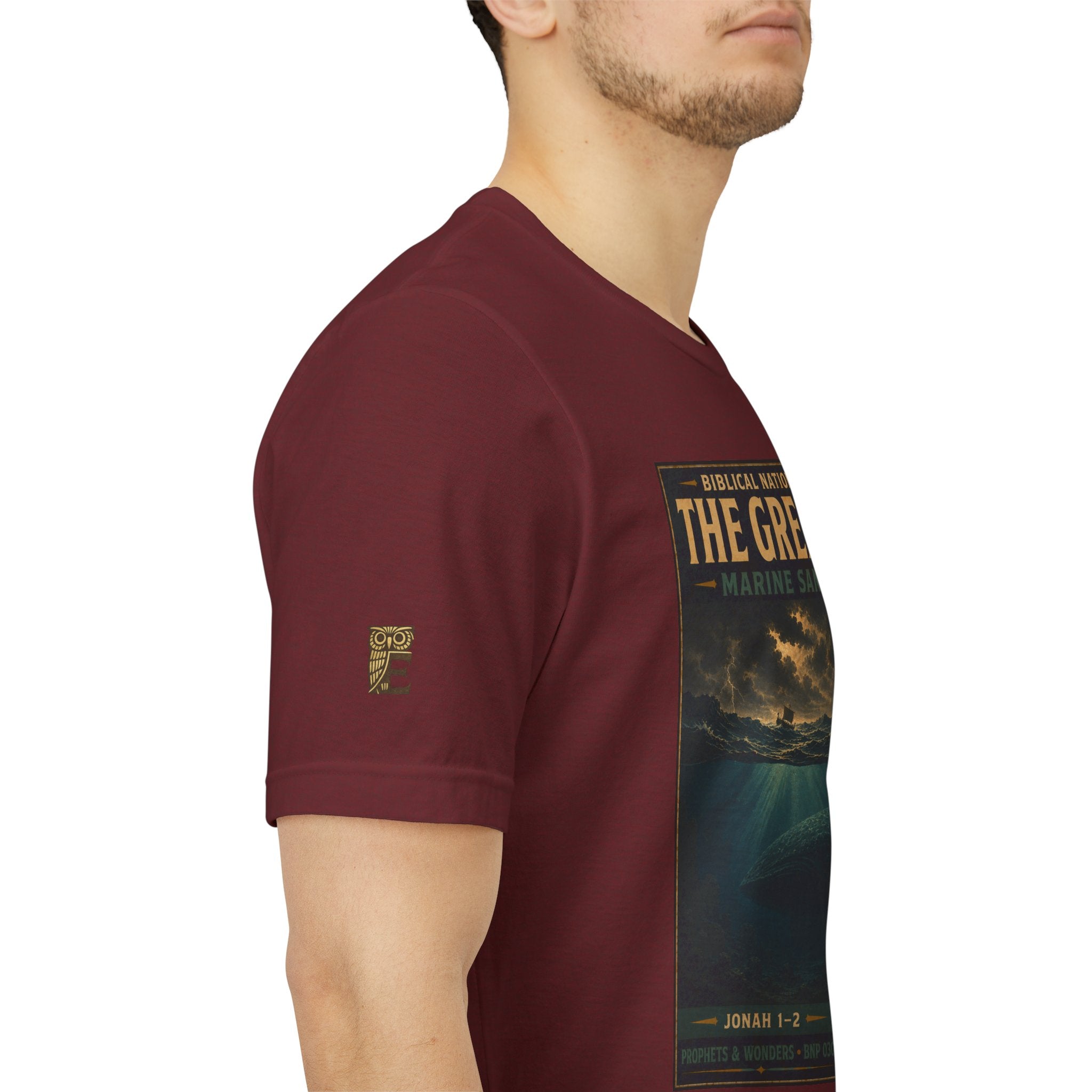 Biblical National Parks Collection V- Prophets & Wonders #030/030 Jonah 1-2 | Vintage nature poster Tee | Biblical national parks graphic shirt
