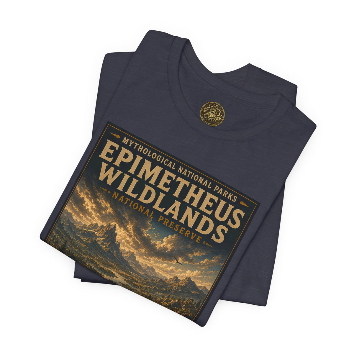 Mythological National Parks COLLECTION V- #046-050 TITANS & PRIMORDIAL REALMS | Vintage nature poster Tee | Mythological National Parks graphic shirt