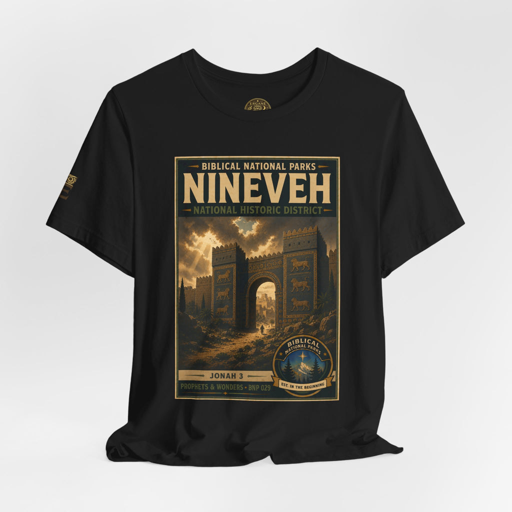 Biblical National Parks Collection V- Prophets & Wonders #029/030 Jonah 3 | Vintage nature poster Tee | Biblical national parks graphic shirt