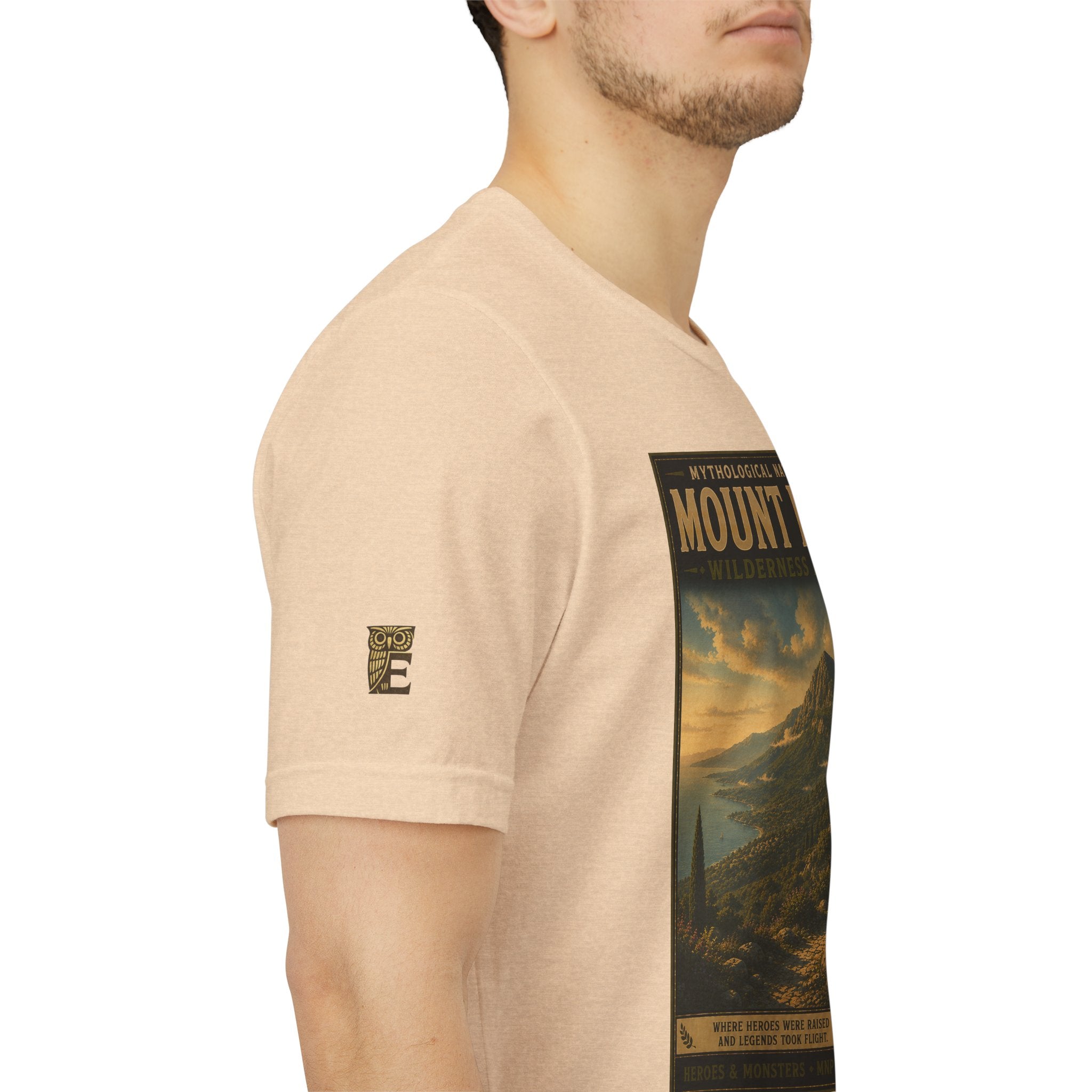 Mythological National Parks Collection III- #027-028 - Heros & Monsters | Vintage nature poster Tee | Mythological National Parks graphic shirt