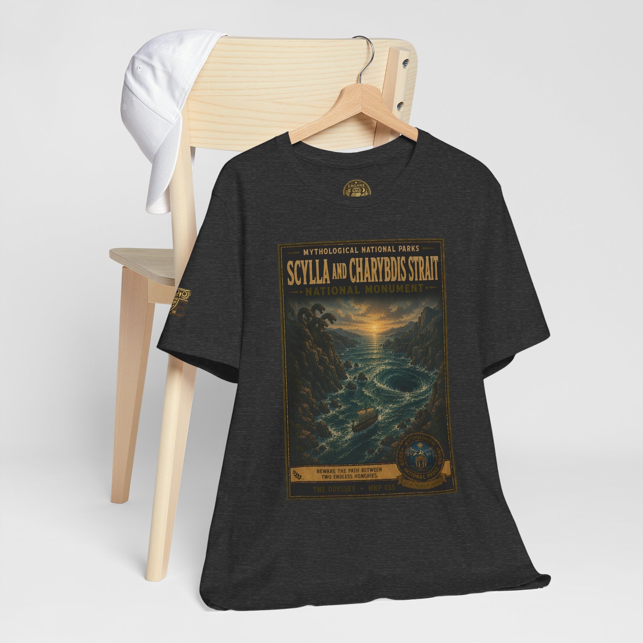 Mythological National Parks Collection IV- #035-038 - THE ODYSSEY | Vintage nature poster Tee | Mythological National Parks graphic shirt