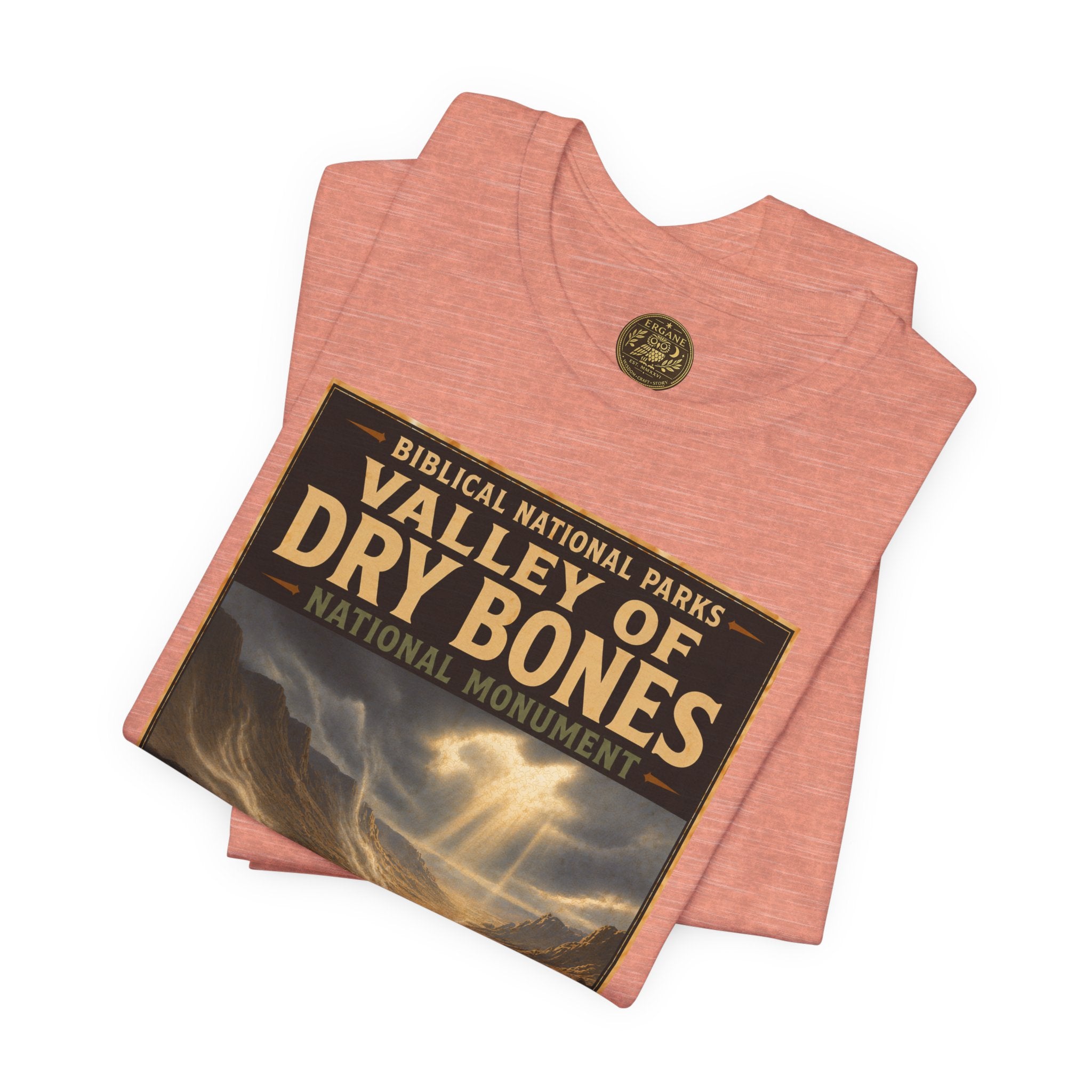 Biblical National Parks Collection V- Prophets & Wonders #026/030 Ezekiel 37  | Vintage nature poster Tee | Biblical national parks graphic shirt