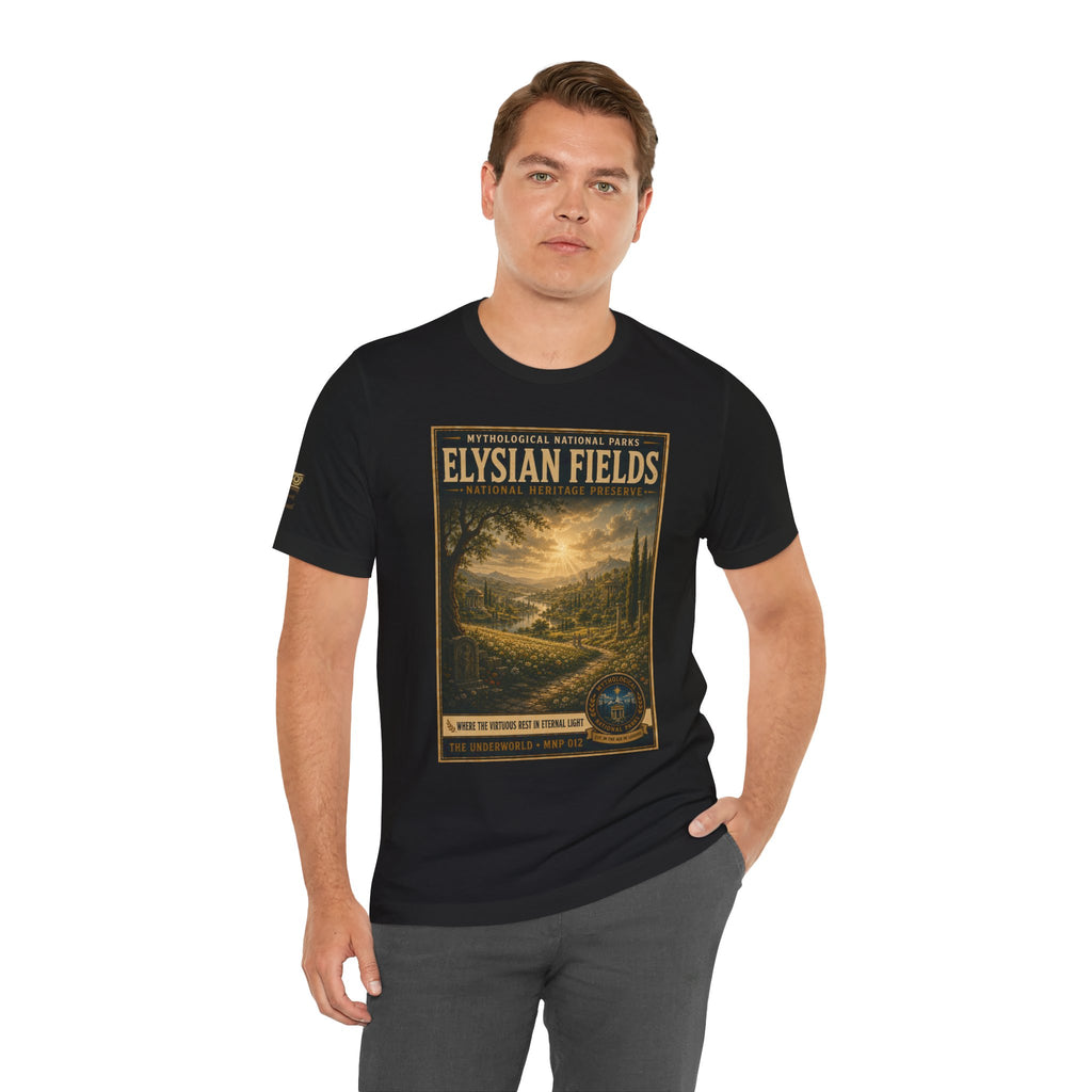 Mythological National Parks Collection II- #012-016 -The Underworld | Vintage nature poster Tee | Mythological National Parks graphic shirt