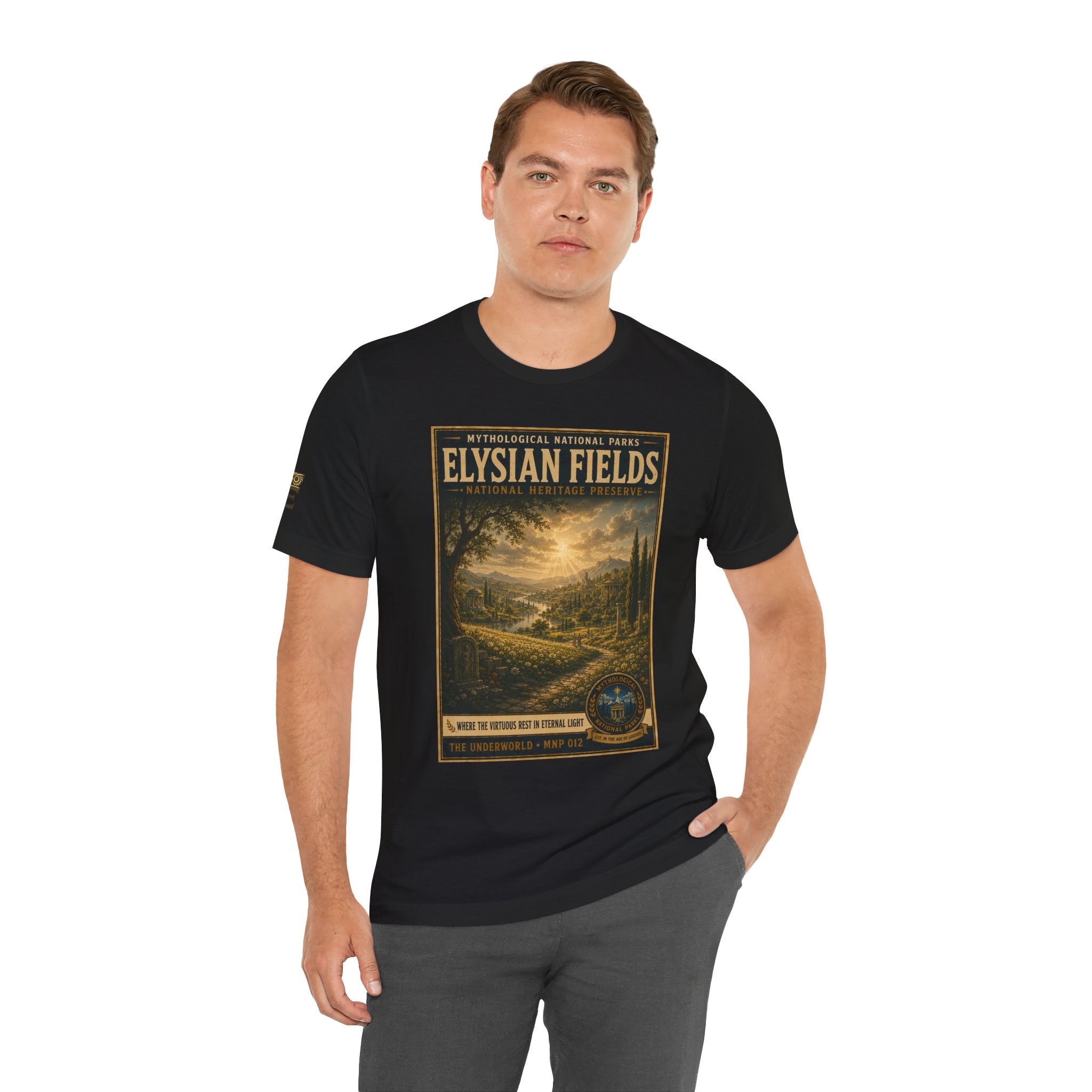 Mythological National Parks Collection II- #012-016 -The Underworld | Vintage nature poster Tee | Mythological National Parks graphic shirt