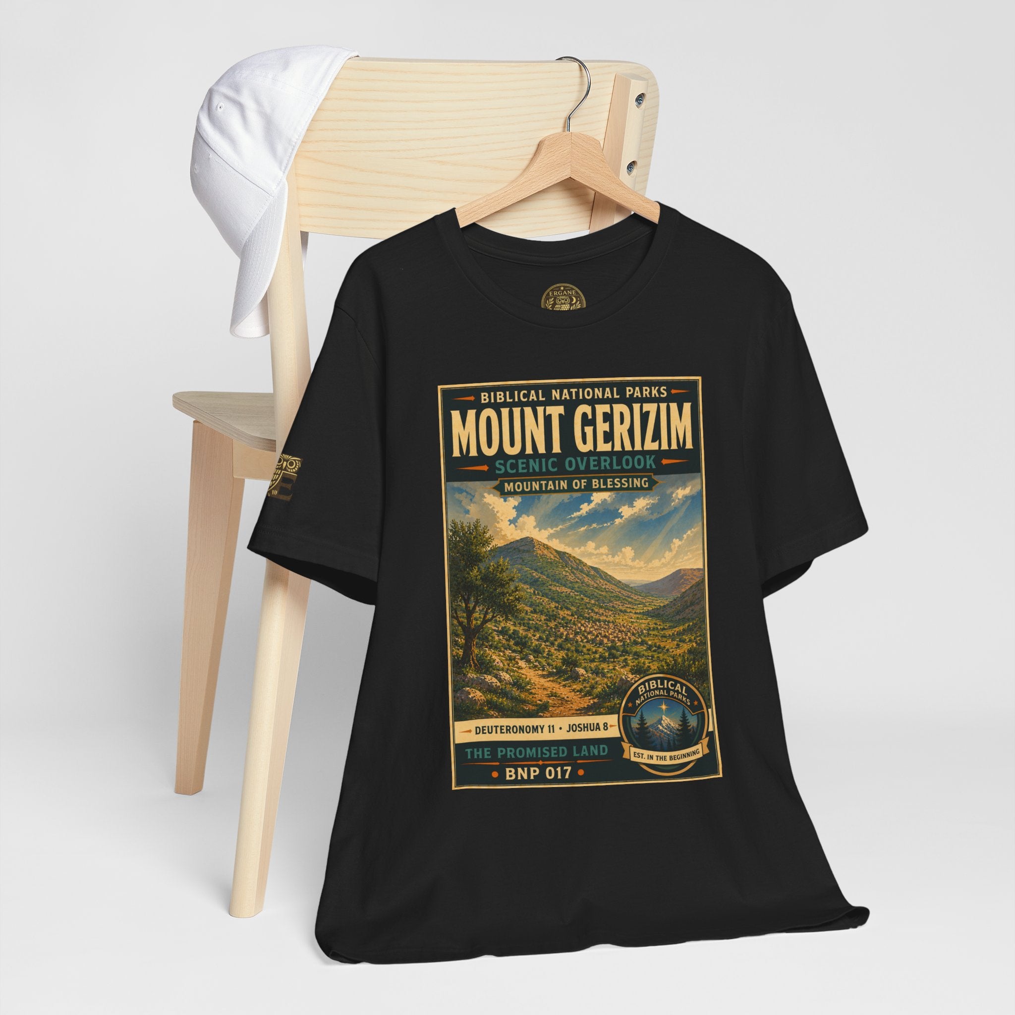 Biblical National Parks Collection III- The Promised Land #017/018 Joshua 8 | Vintage nature poster Tee | Biblical national parks graphic shirt