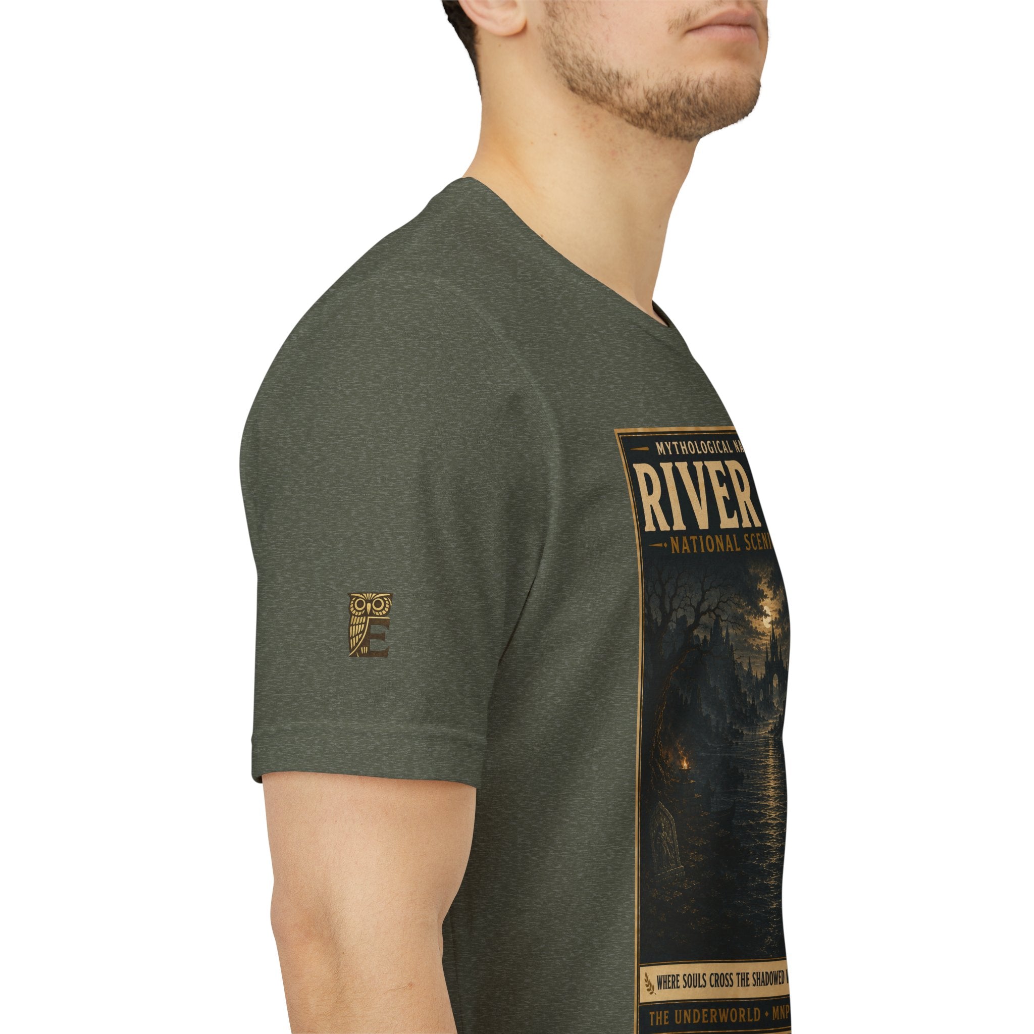 Mythological National Parks Collection II- #008-016 -The Underworld | Vintage nature poster Tee | Mythological National Parks graphic shirt