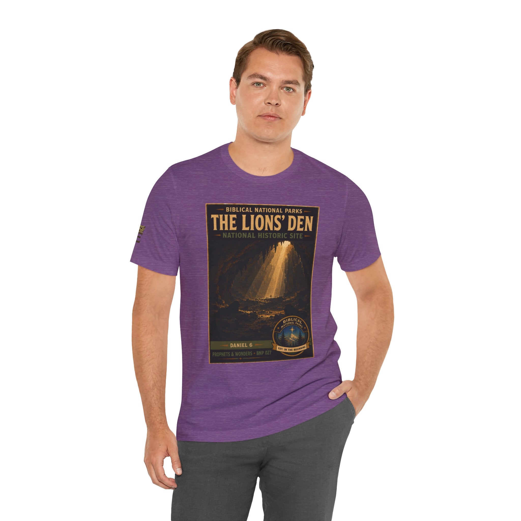 Biblical National Parks Collection V- Prophets & Wonders #027/030 Daniel 6 | Vintage nature poster Tee | Biblical national parks graphic shirt