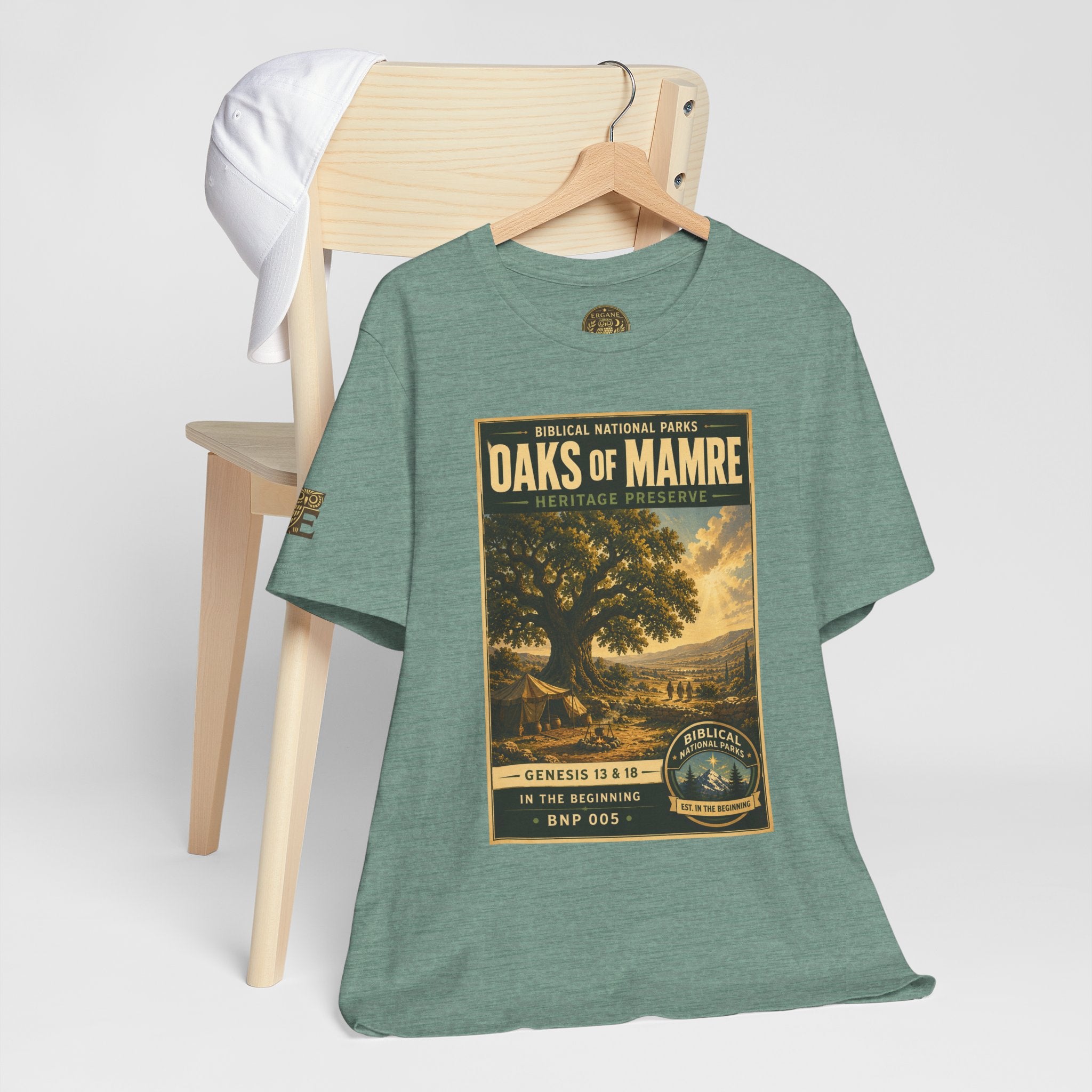 Biblical National Parks Collection I- In The Beginning #005/006 Genesis 13 & 18 | Vintage nature poster Tee | Biblical national parks graphic shirt