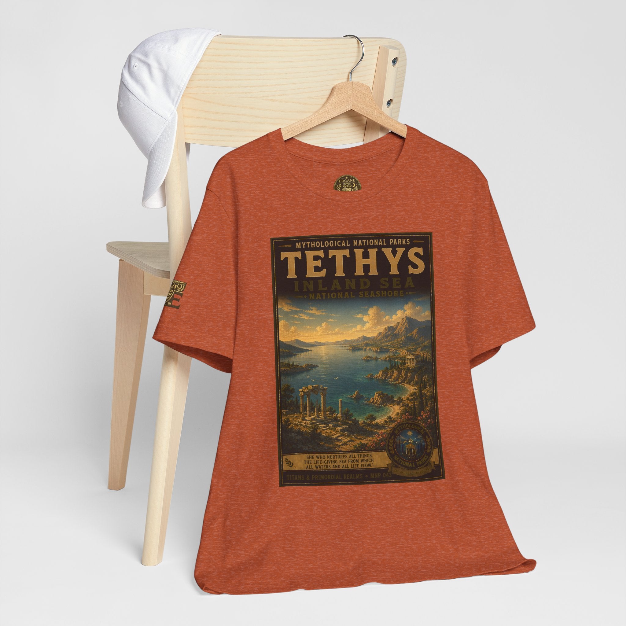Mythological National Parks COLLECTION V- #043-050 TITANS & PRIMORDIAL REALMS | Vintage nature poster Tee | Mythological National Parks graphic shirt
