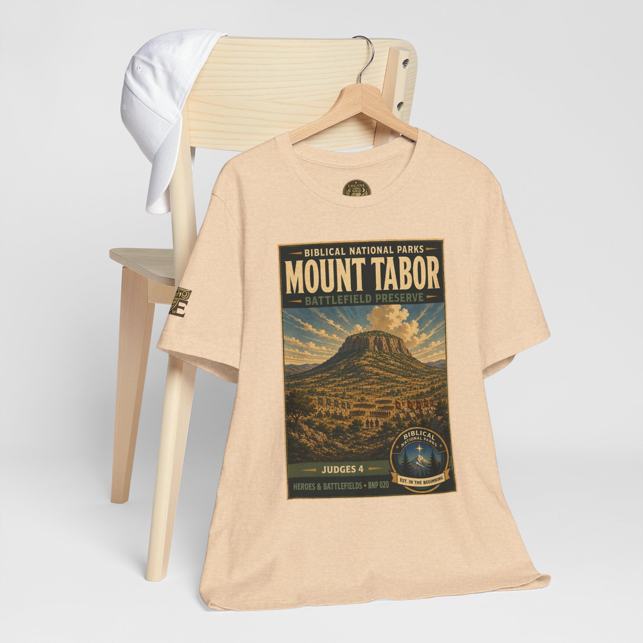 Biblical National Parks Collection IV- Heros & Battlefields #020/023 Judges 4 | Vintage nature poster Tee | Biblical national parks graphic shirt